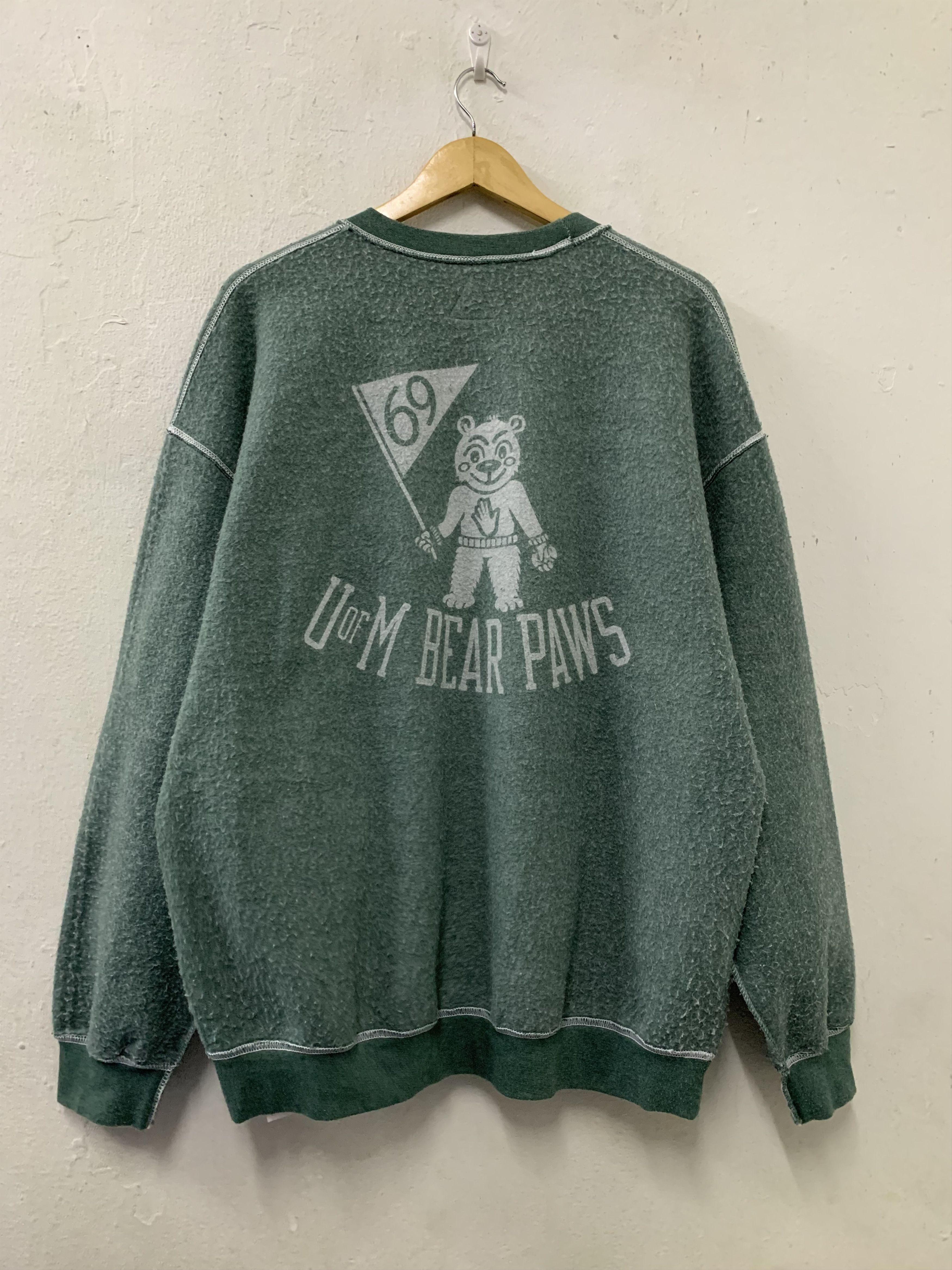 Japanese Brand UofM University of Minnesota Bear Paws Reversible sweatshirt Size US XL / EU 56 / 4 - 8 Thumbnail