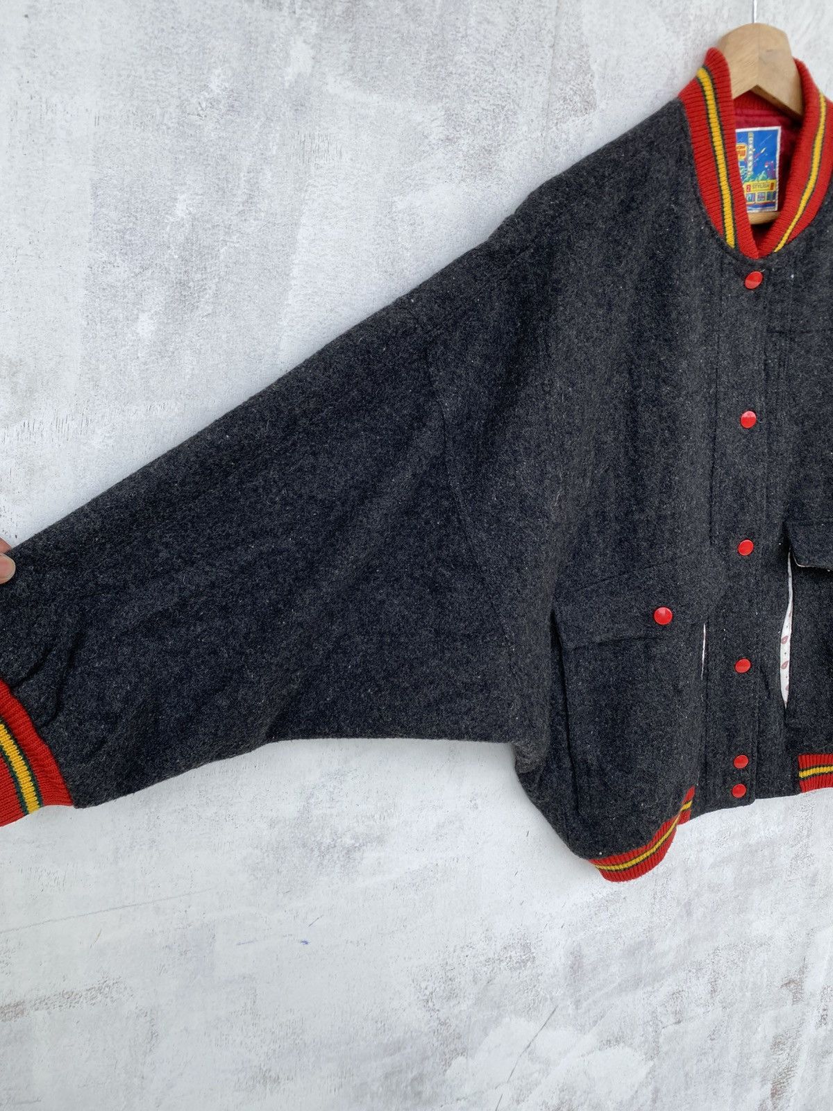 Japanese Brand Vintage Ponpian Varsity Jacket Size US M / EU 48-50 / 2 - 7 Thumbnail