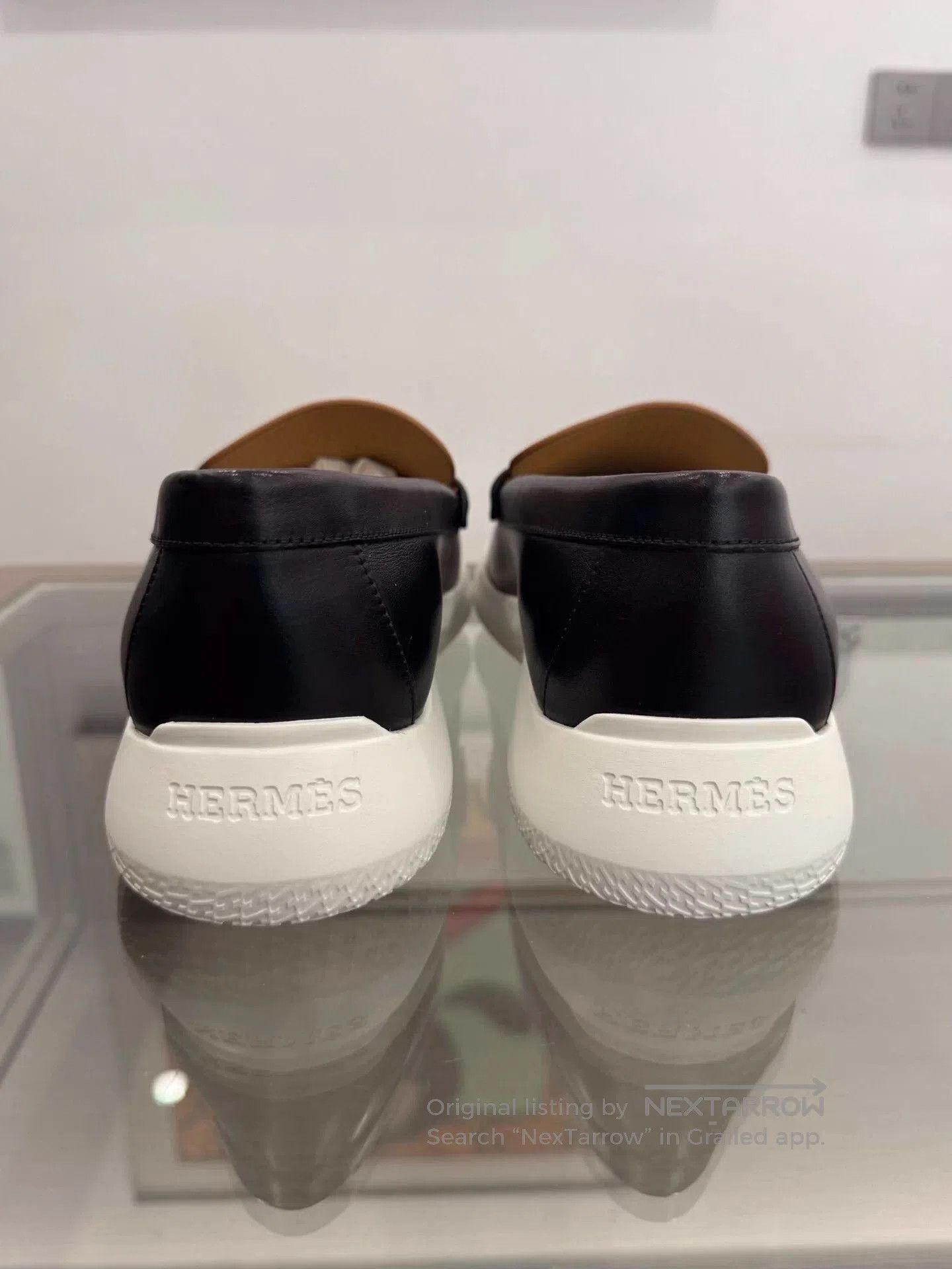 Hermes Brown Slip-On Shoes Size 8. Size US 8 / EU 41 - 4 Thumbnail
