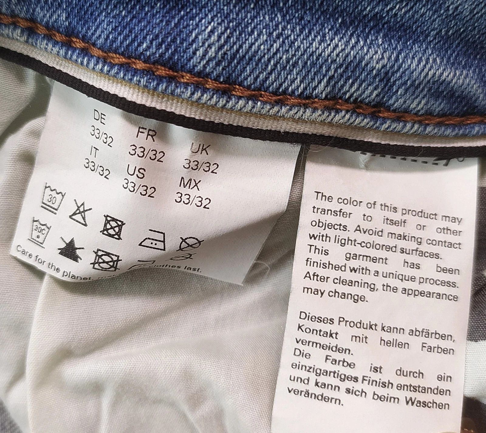 Hugo Boss HUGO BOSS DELAWARE Slim fit men's Jeans Free Shipping T-6014 Size US 33 - 8 Thumbnail