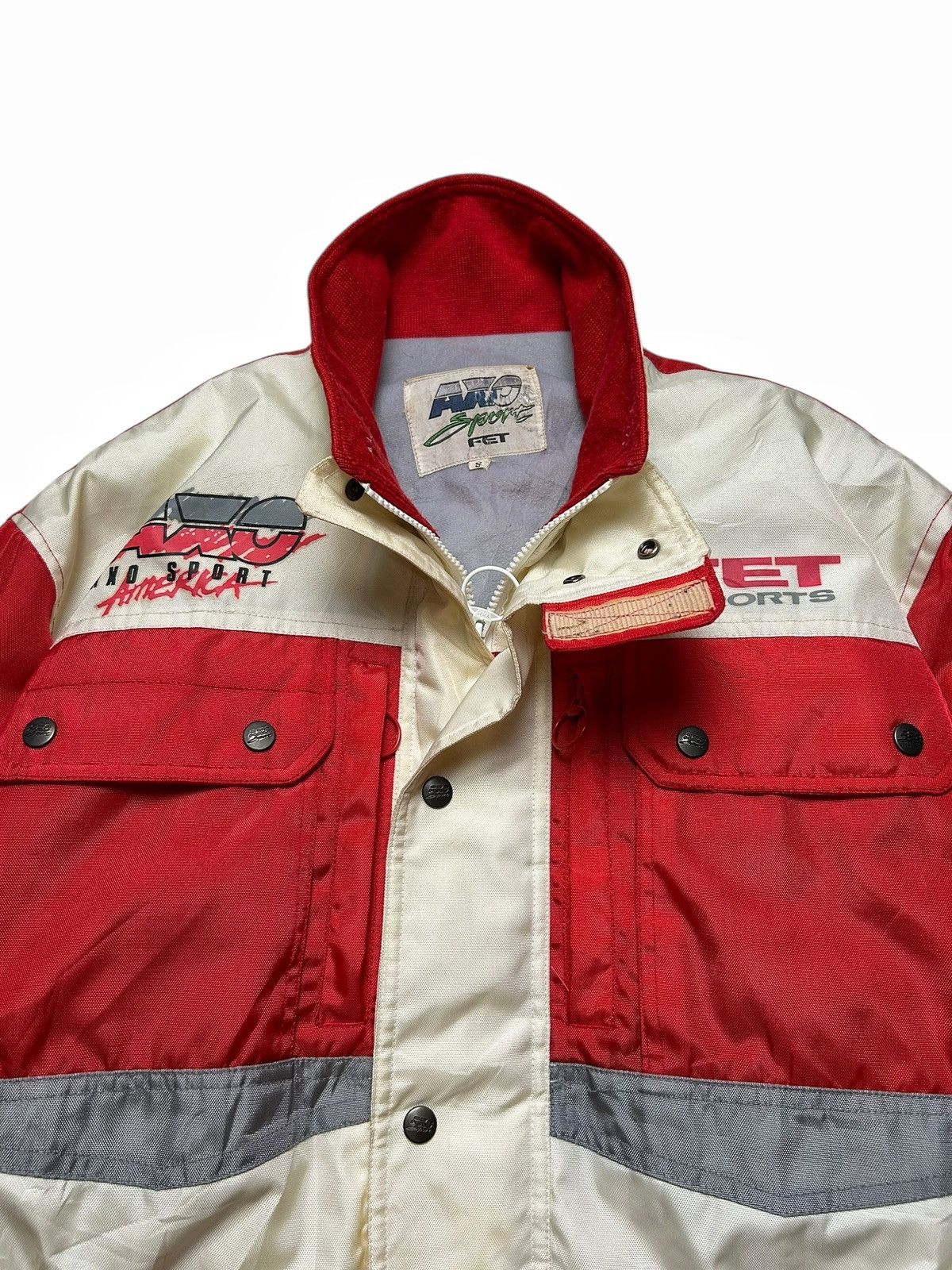 Gear for Sports × Vintage Vintage 80s AXO Sport America Racing Motocross Enduro Jacket Size US S / EU 44-46 / 1 - 6 Thumbnail