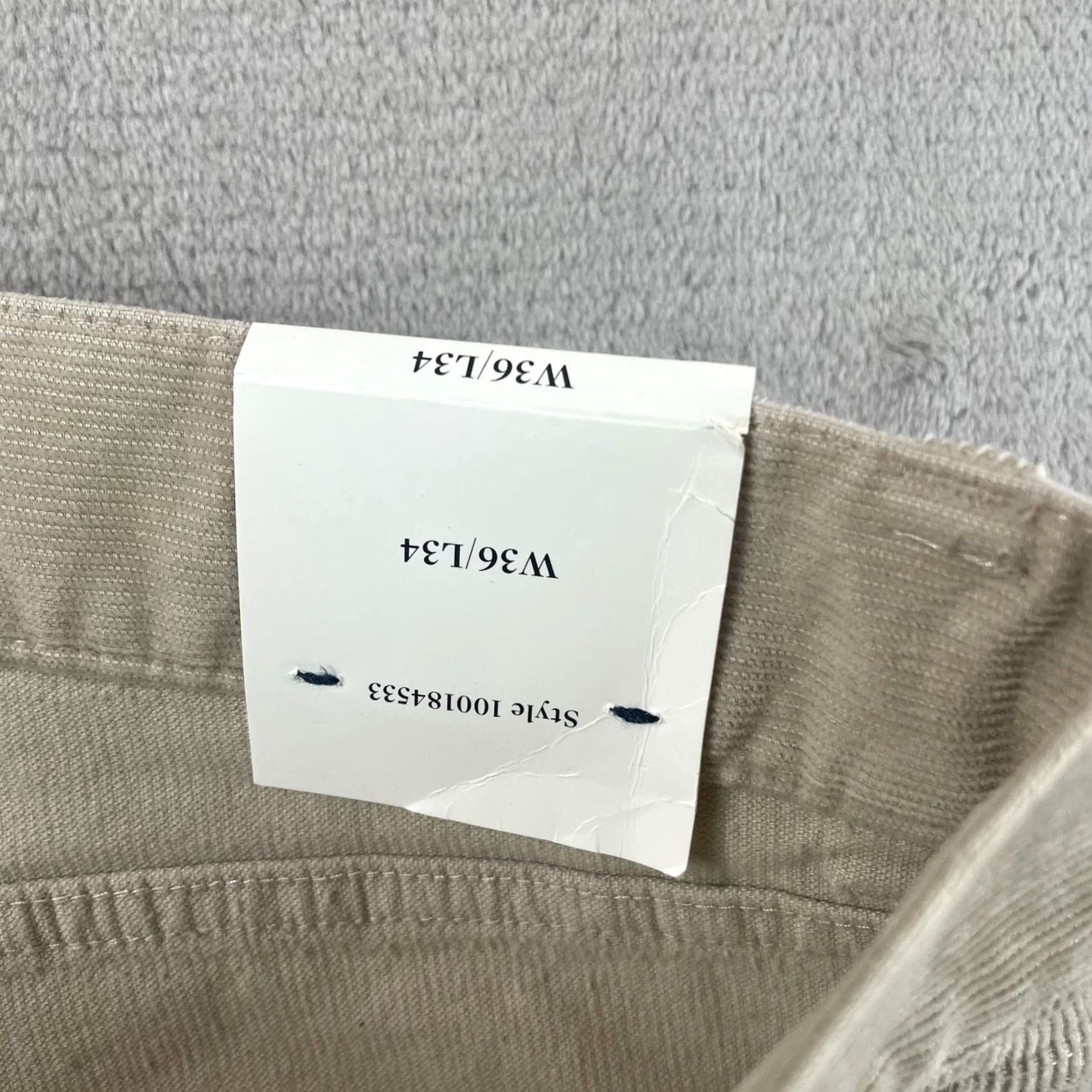 Brooks Brothers Brooks Brothers 5 Pocket Slim Fit Pants 36x34 Corduroy Beige Regular Men Straight Chino NWT Size US 36 / EU 52 - 6 Thumbnail