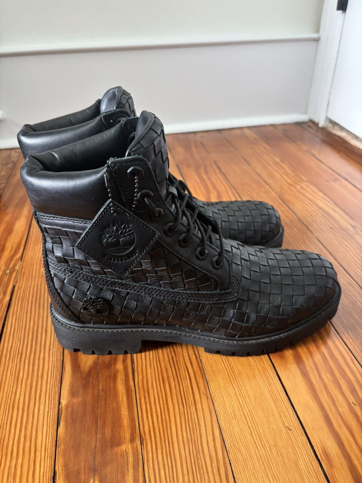 Timberland Timberland premium 6 inch woven boot black sz 8.5 Size US 8.5 / EU 41-42 - 1 Thumbnail