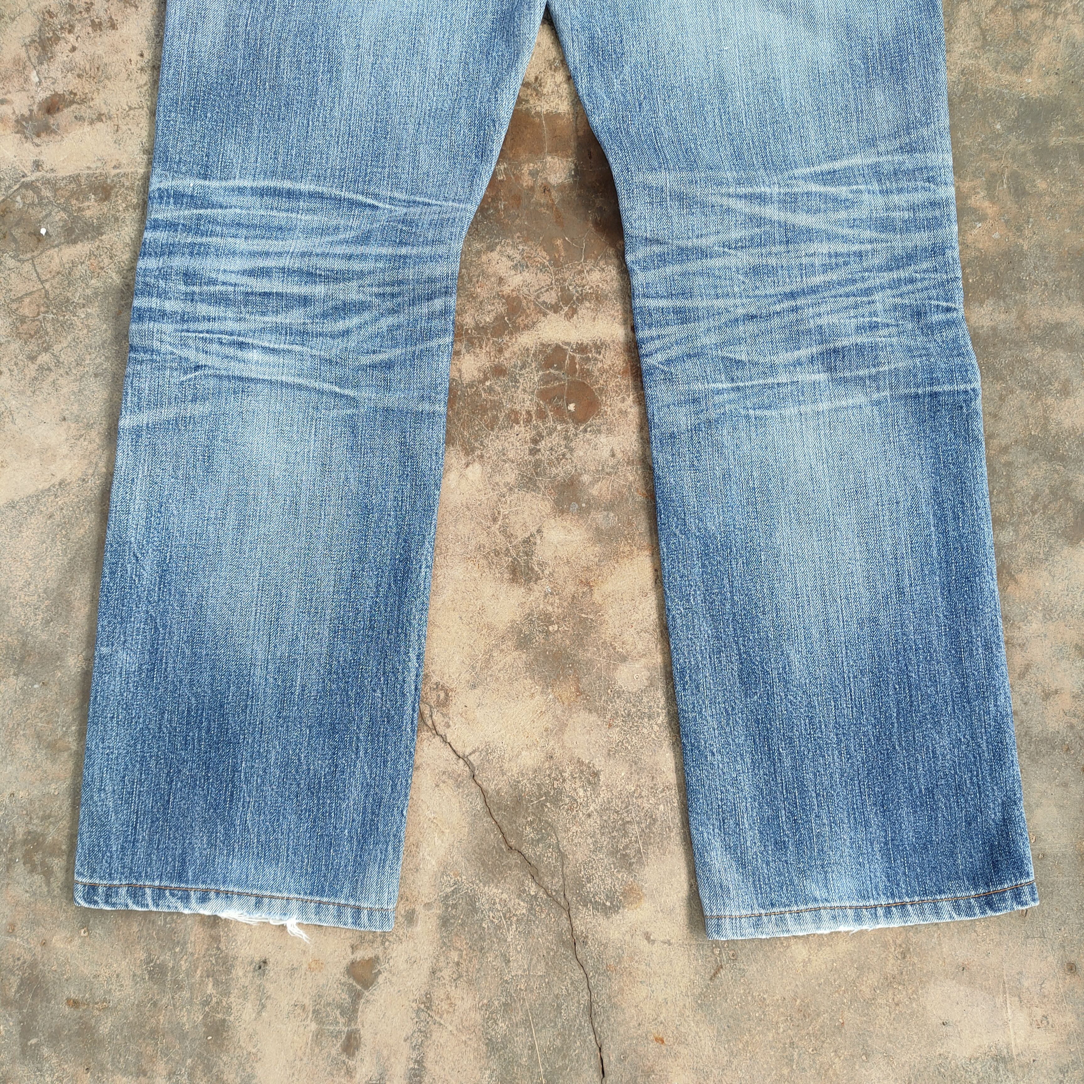 Jean W32 VINTAGE JAPANESE FADED DISTRESSED DENIM JEANS PANTS Size US 32 / EU 48 - 11 Thumbnail