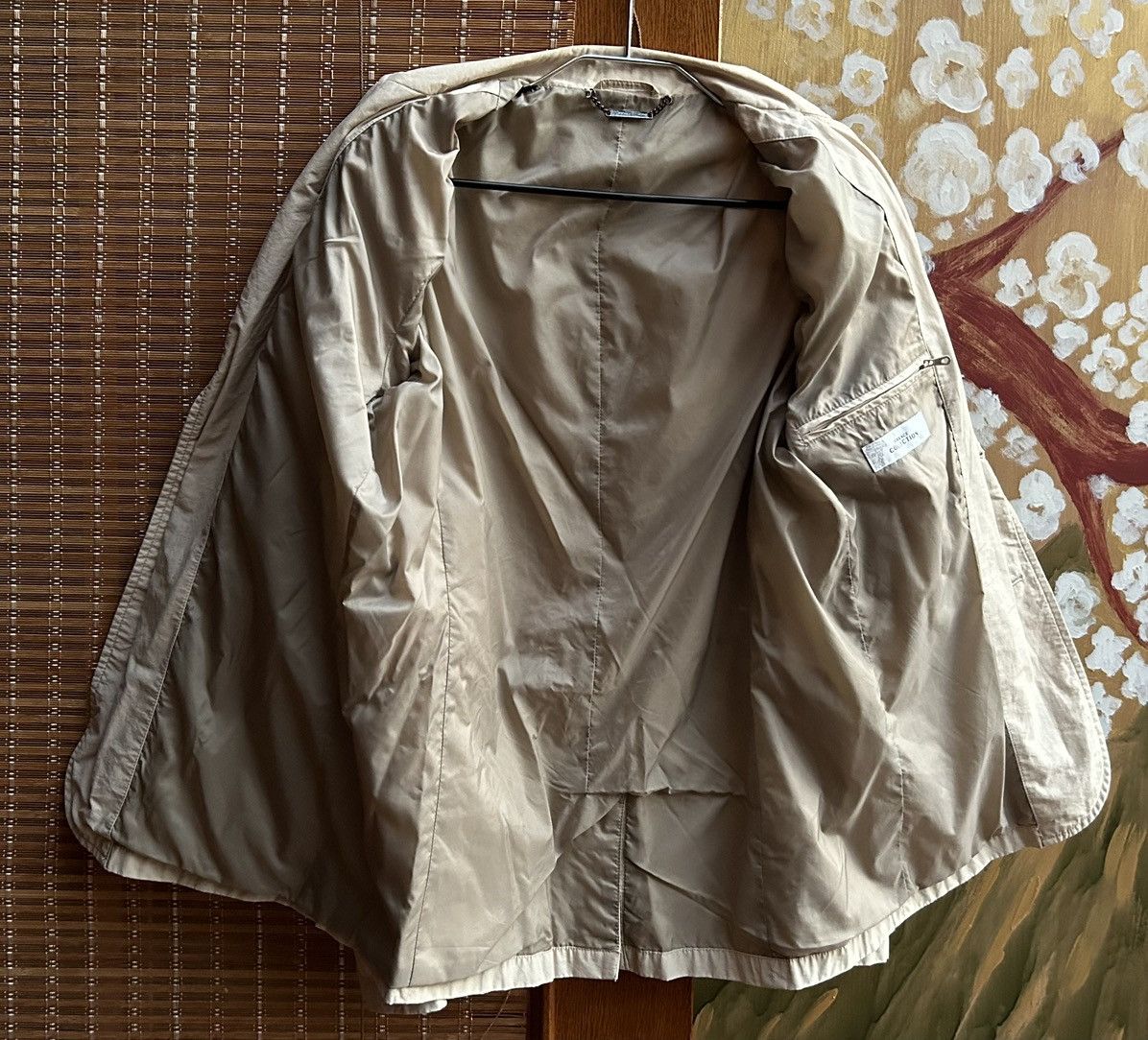 Versace × Vintage Versace Collection Beige 2 Button Sport Coat Size 50L - 4 Thumbnail
