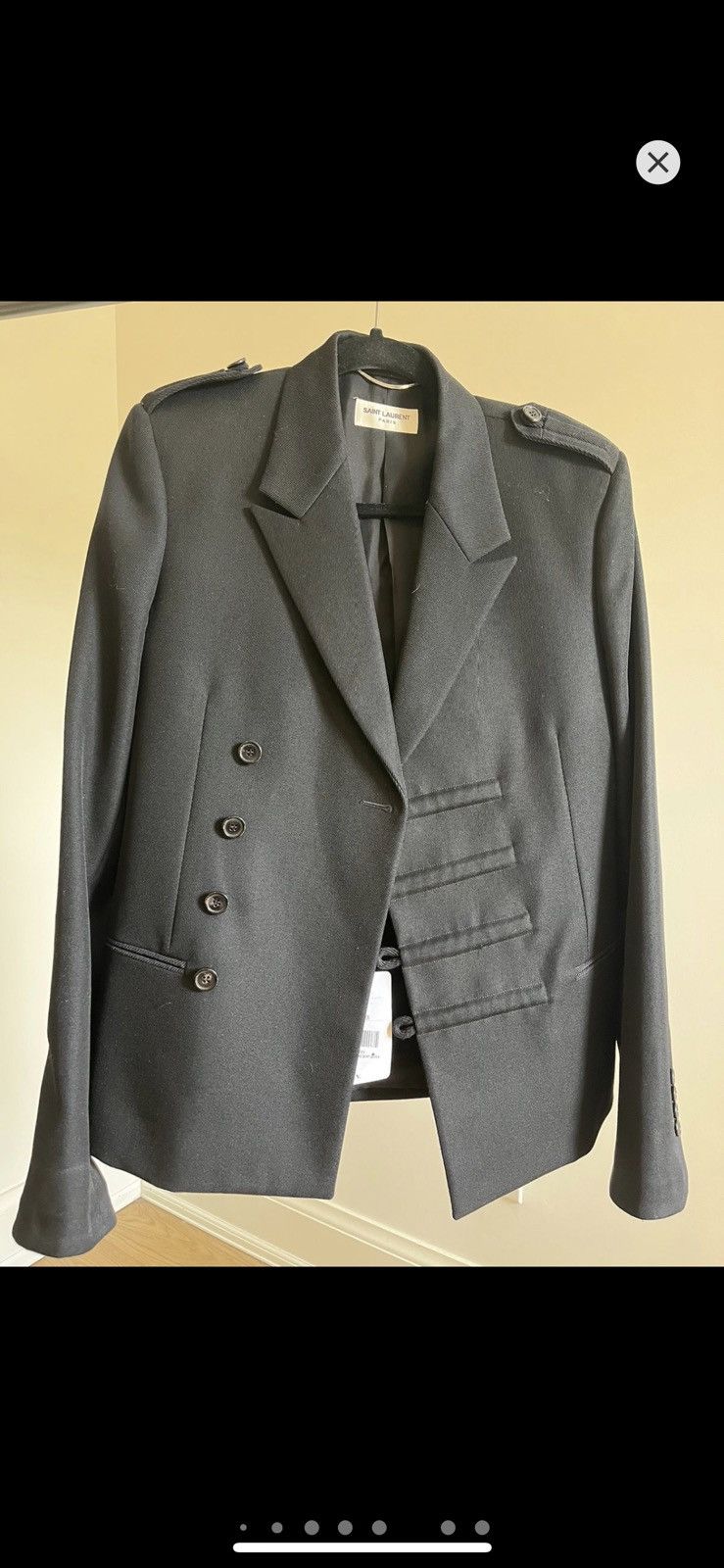 Saint Laurent Paris LAST DROP Officer jacket Size US S / EU 44-46 / 1 - 2 Thumbnail