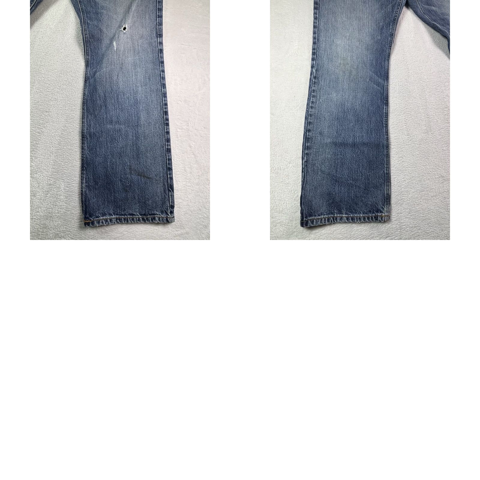 Ariat Ariat Jeans Men's Relaxed Boot Cut M4 Blue Distressed Denim Size 36x32 Med Wash Jeans Size US 36 / EU 52 - 10 Thumbnail