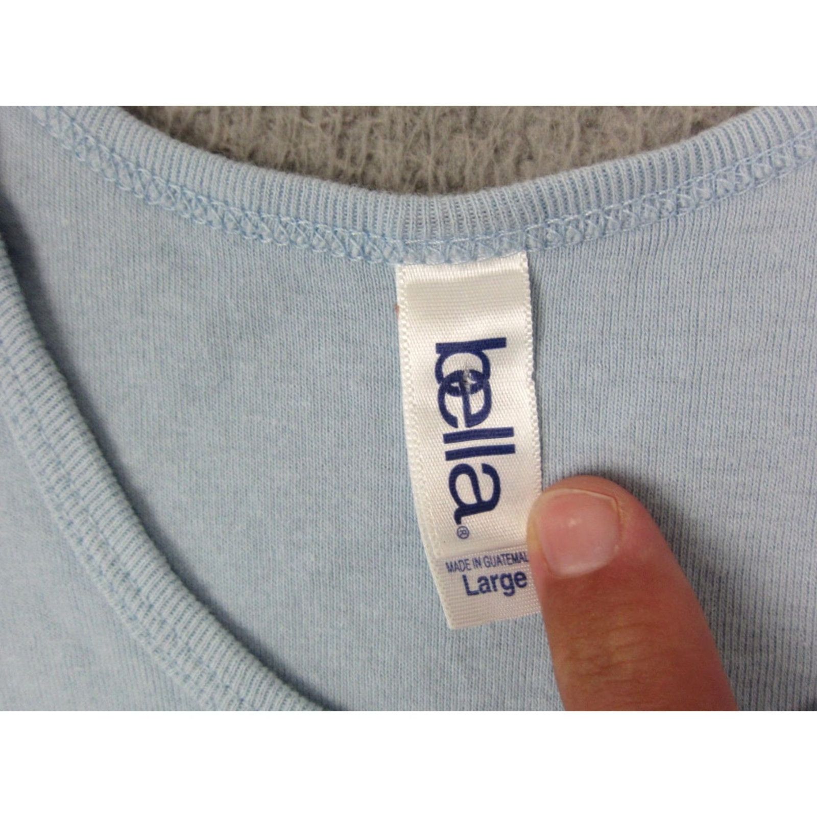 Bell VINTAGE Clarks Bar Shirt Womens L Blue Tank Top Scoop Neck Melbourne Iowa Size L / US 10 / IT 46 - 4 Thumbnail