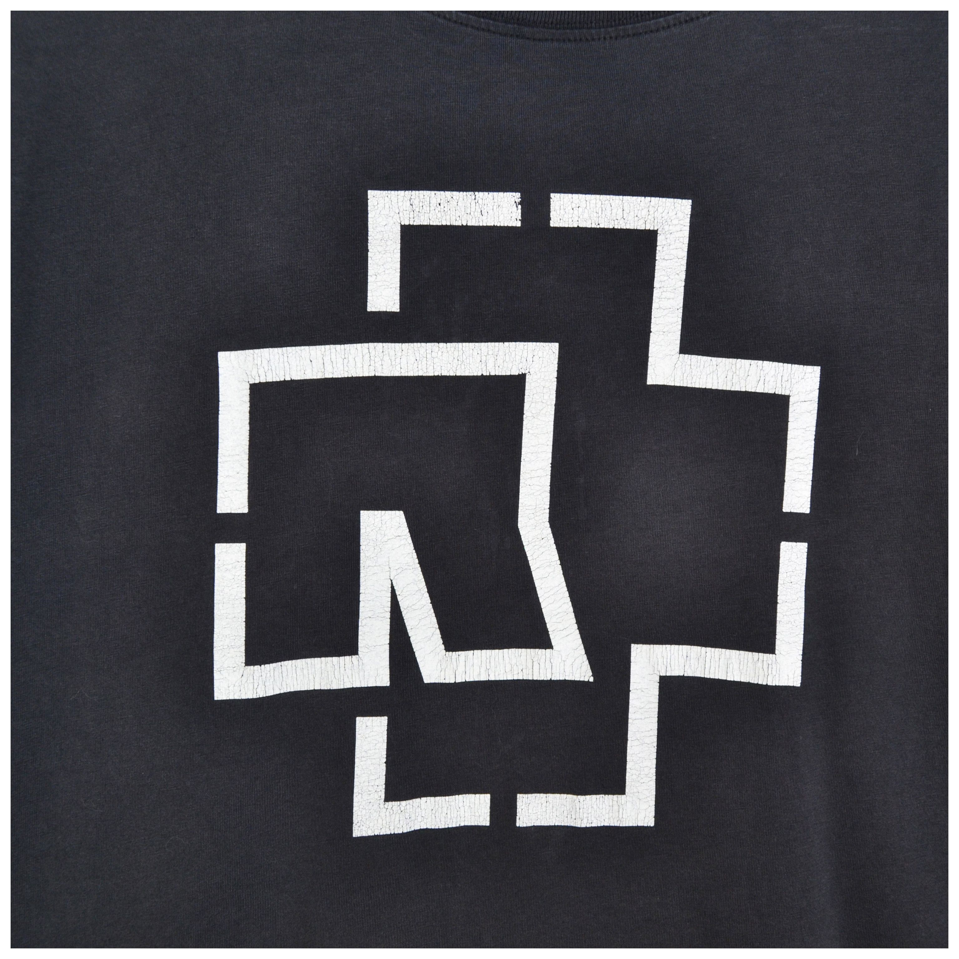 Band Tees Vintage Rammstein T-Shirt In Faded Black Size XL/XXL Size US XXL / EU 58 / 5 - 2 Thumbnail