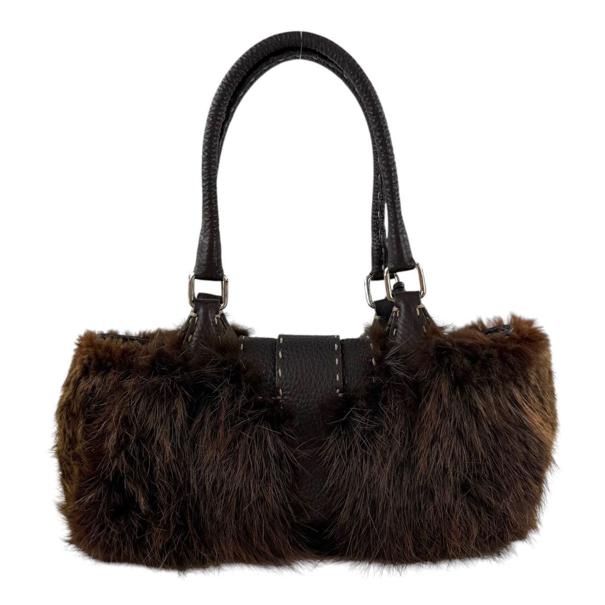 Fendi Fendi Selleria Fur Shoulder Bag Size ONE SIZE - 3 Thumbnail