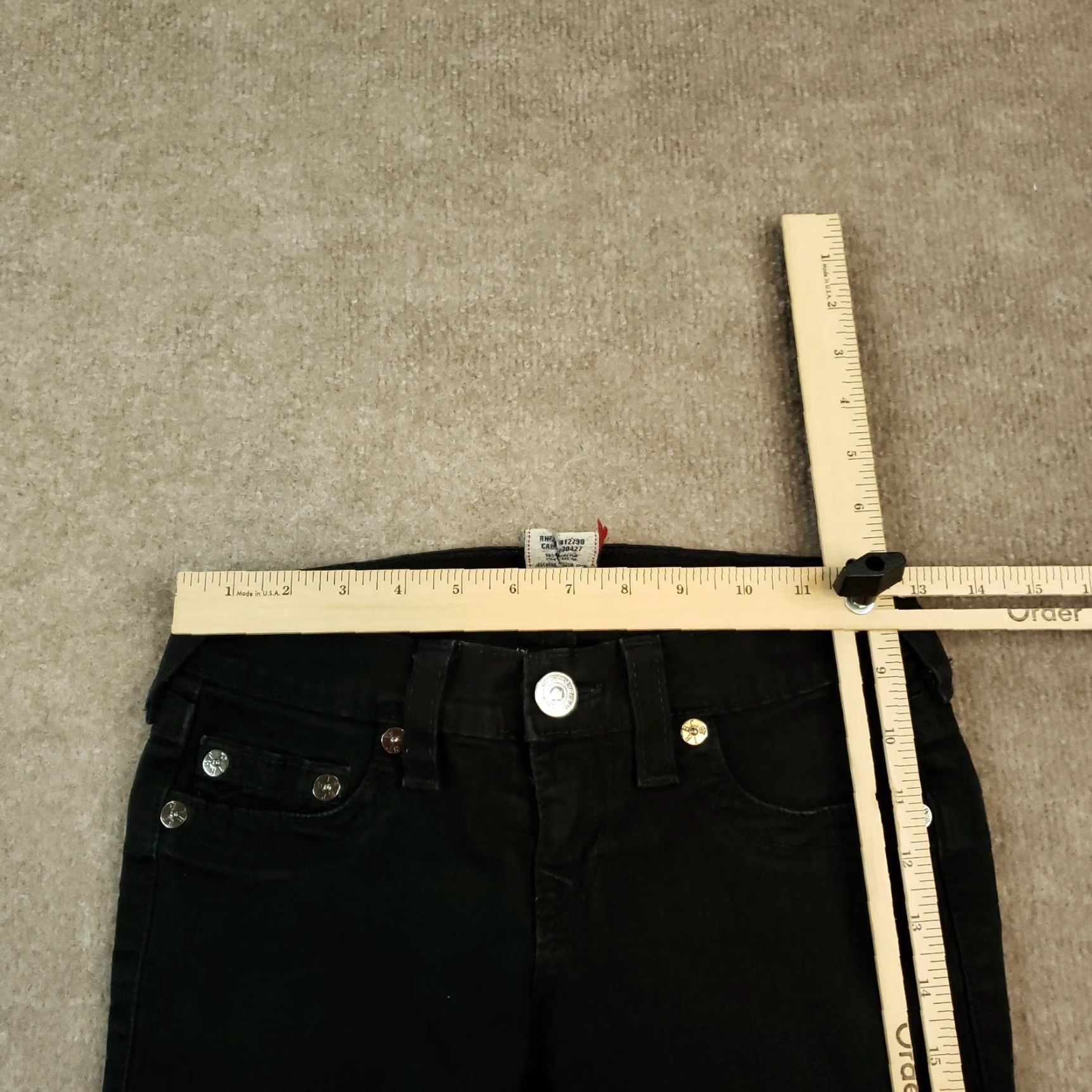 True Religion True Religion Jeans Womens Size 26 Black Skinny Low Rise Stretch Denim Size 26" / US 2 / IT 38 - 4 Thumbnail