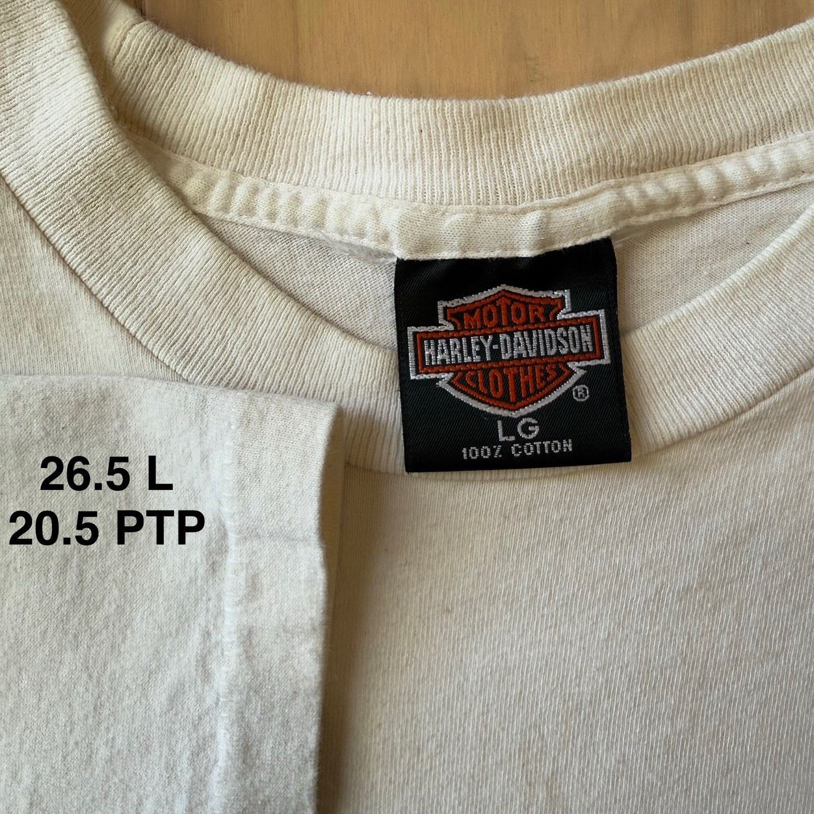 Harley Davidson Vintage Harley Davidson Shirt Large White 90s Motorcycles Size US L / EU 52-54 / 3 - 5 Thumbnail