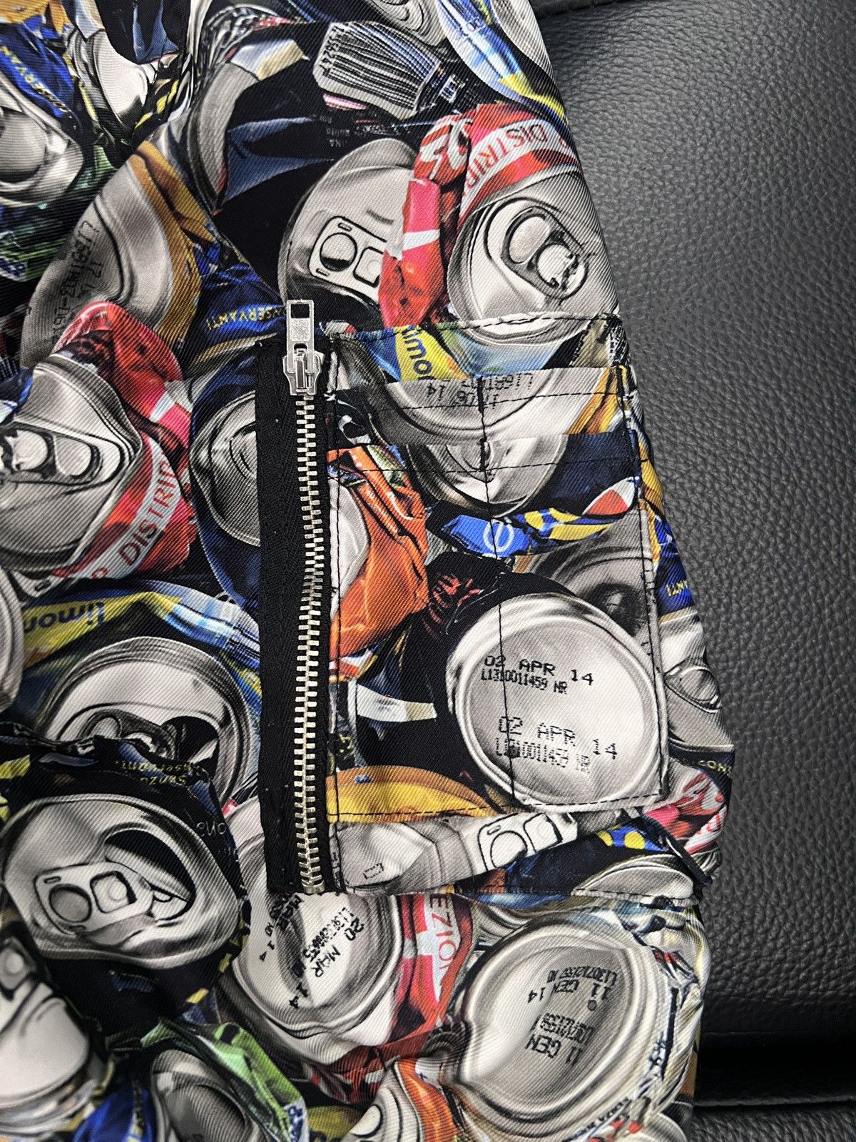 Moschino Moschino by Jeremy Scott All-Over Soda Can Bomber Jacket Size US M / EU 48-50 / 2 - 9 Thumbnail
