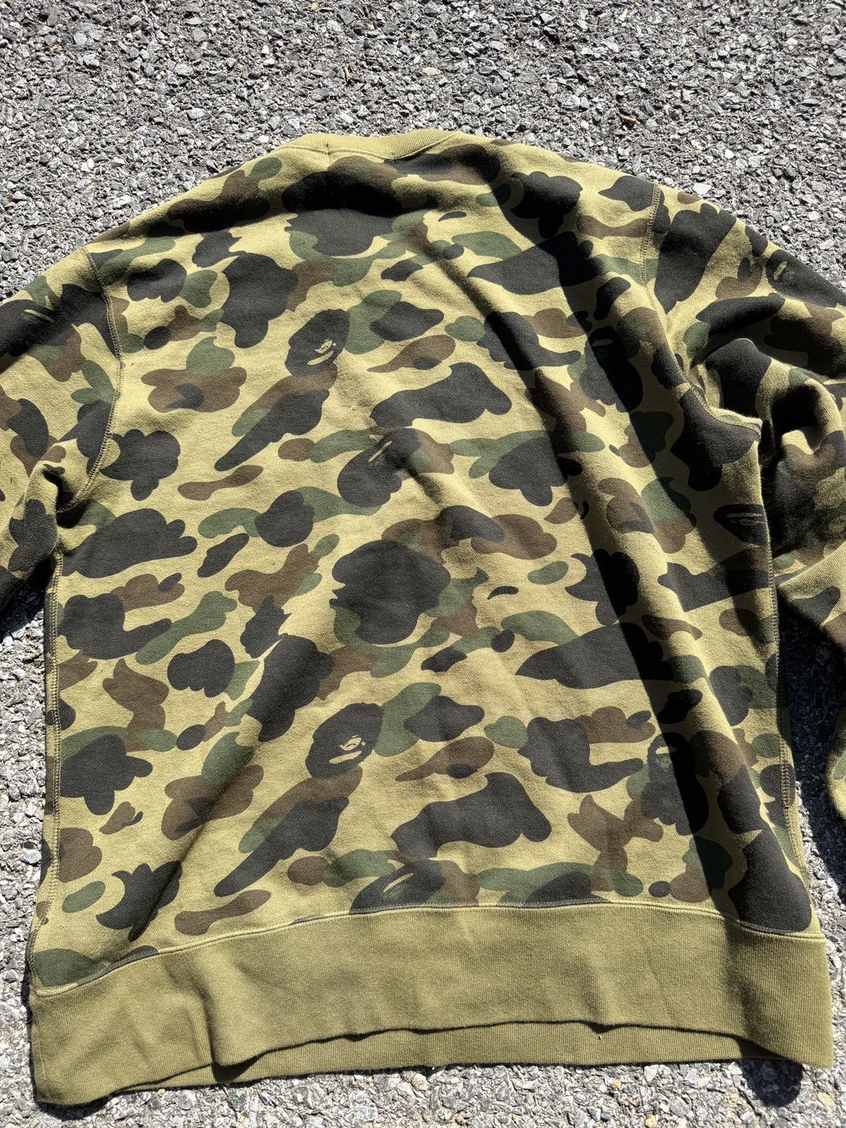 Bape 1st camo Green camo bape crewneck ape head sz XL japan Size US XL / EU 56 / 4 - 15 Thumbnail