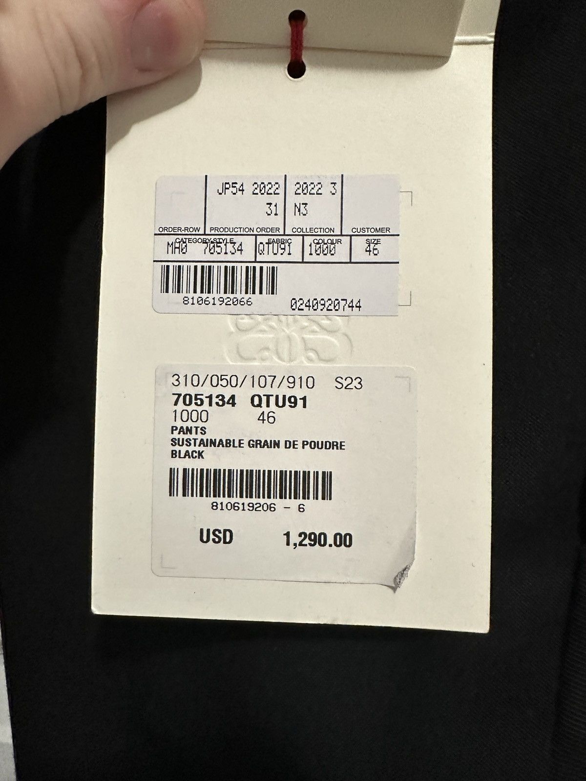 Alexander McQueen Alexander McQueen Tailored Cigarette Trousers (705134QTU91) Size 36R - 3 Thumbnail