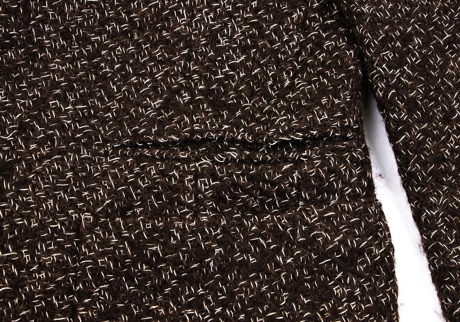Jean Paul Gaultier Wool T 3-Button Jacket in Brown Off-Size Medium Size US M / EU 48-50 / 2 - 10 Thumbnail