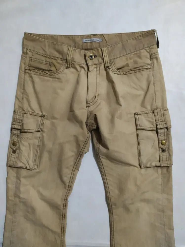 Michel Klein Vintage Michel Klein Homme pin stripe Cargo Pants Size US 32 / EU 48 - 2 Thumbnail