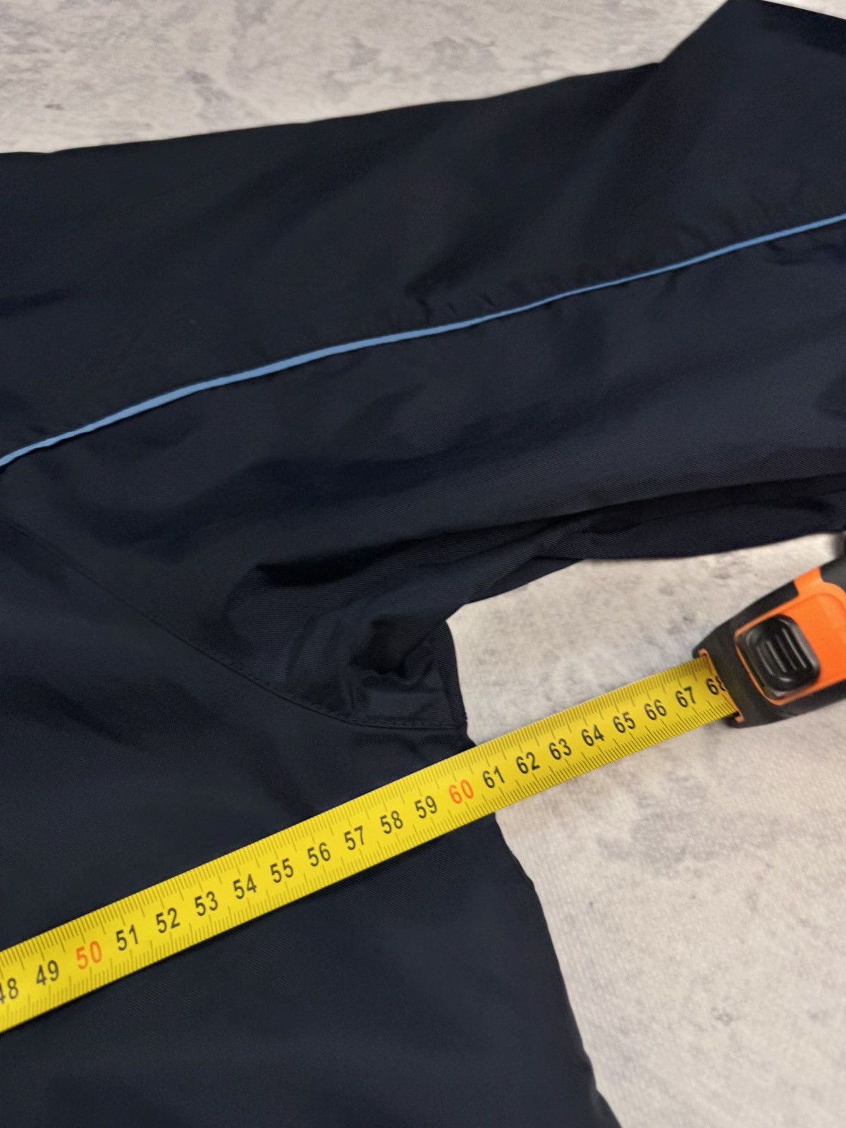 NIKE nylon jacket 90s anorak center swoosh XXL Navy Used | eBay