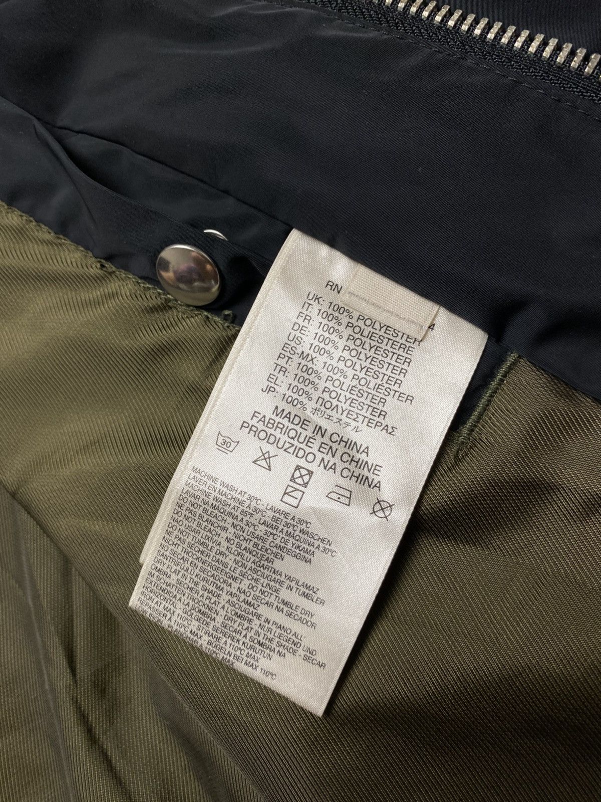 Diesel Diesel Superior Protection Bomber Jacket Teflon Coated SizeS Size US S / EU 44-46 / 1 - 17 Thumbnail