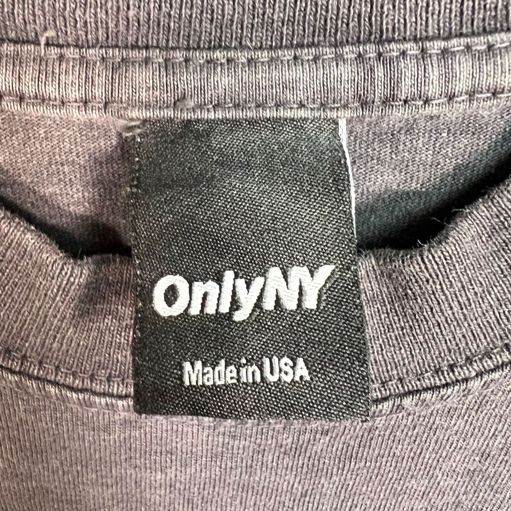 Only NY OnlyNY Mens Small Black Pocket T-Shirt 100% Cotton Crewneck Made In USA Shirt Size US S / EU 44-46 / 1 - 3 Thumbnail