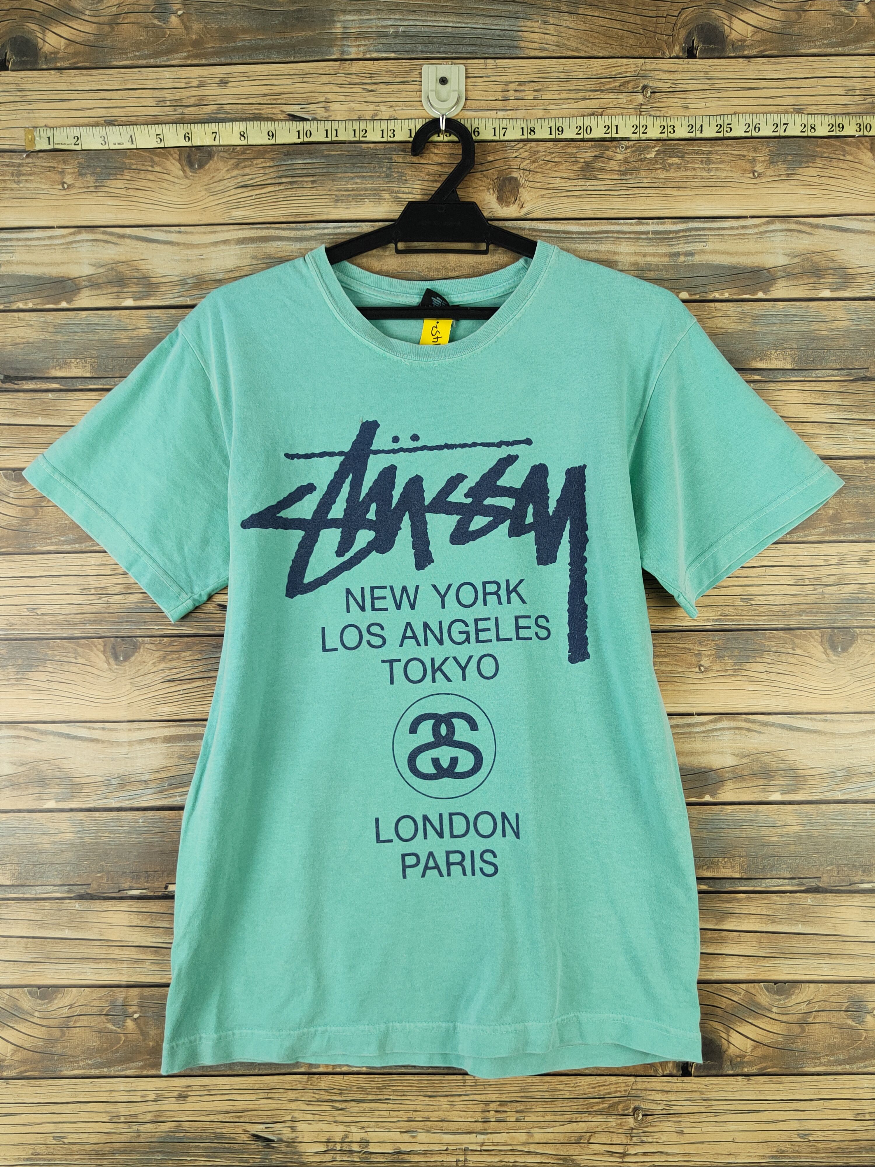 Stussy DL Stussy Turquoise Short Sleeve T-shirt #1452 Size US S / EU 44-46 / 1 - 1 Thumbnail