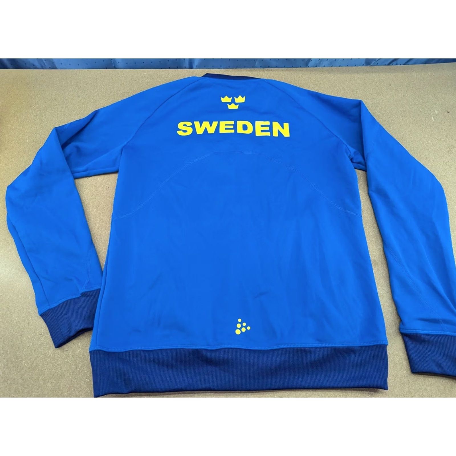 Vintage CRAFT Womens Track Jacket Size L Sweden National Hockey Team Blue Size L / US 10 / IT 46 - 2 Thumbnail