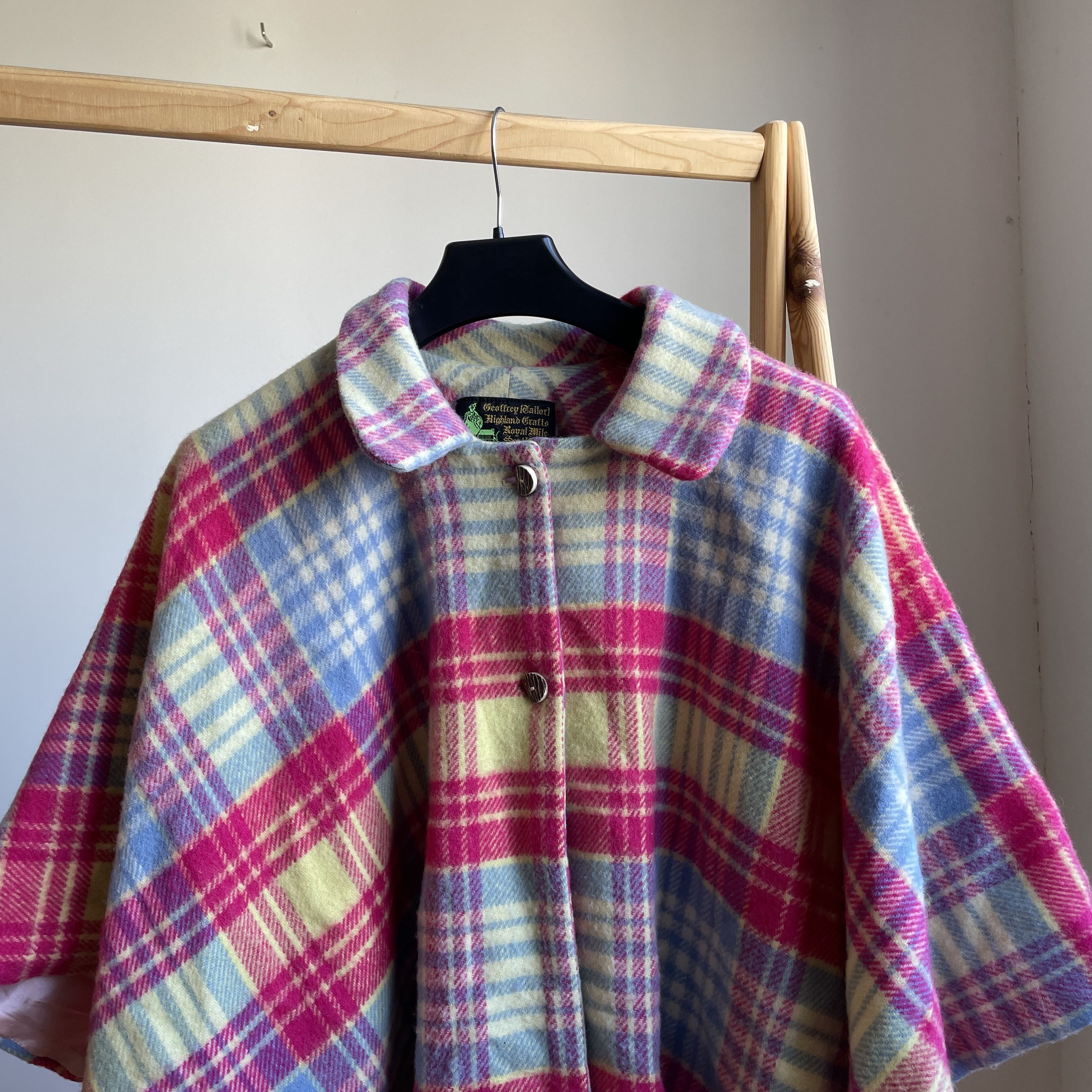 Vintage Geoffrey Tailor Highland Crafts Vintage Womens Cape Poncho Size ONE SIZE - 3 Thumbnail