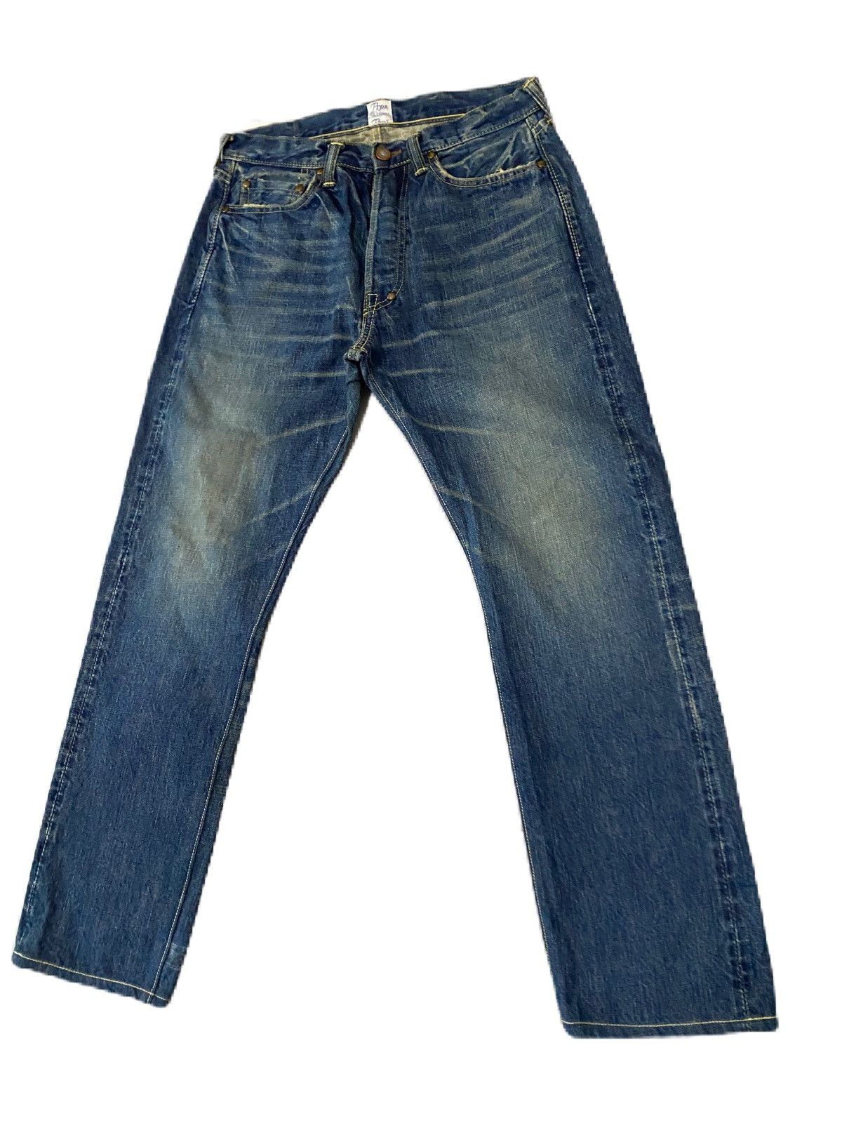 Japanese Brand × Prps PRPS SELVEDGE DISTRESS DENIM STRAIGHT TYPE Size US 32 / EU 48 - 4 Thumbnail