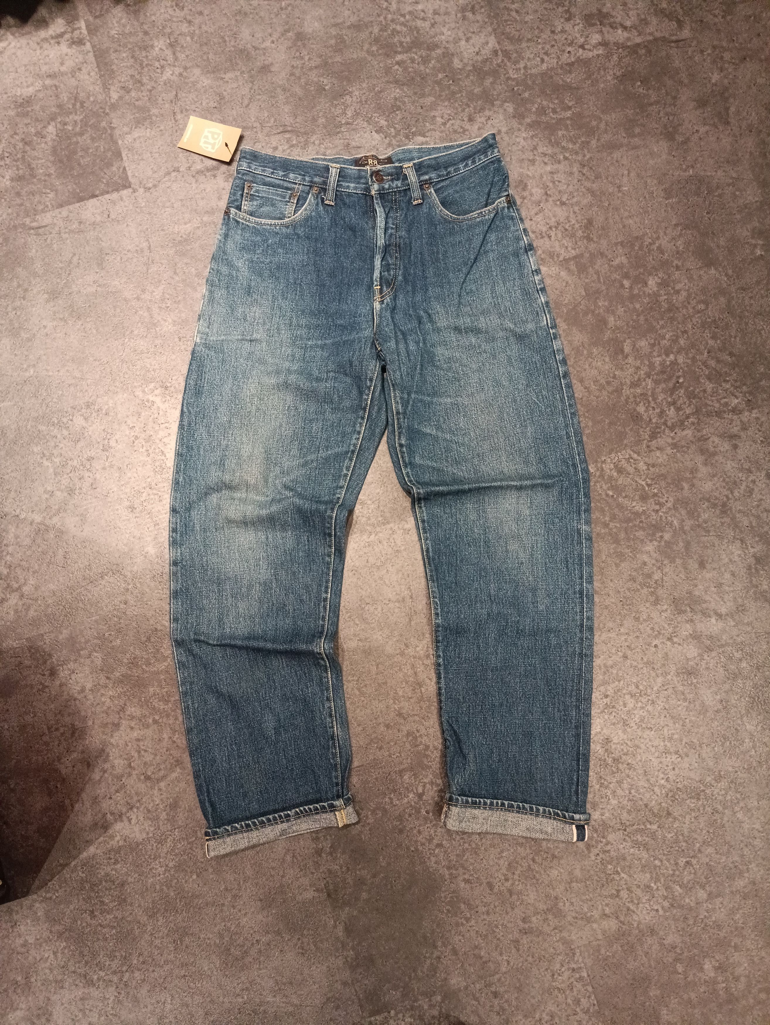 RRL Ralph Lauren × Vintage RRL denim backel back Size US 31 - 2 Thumbnail