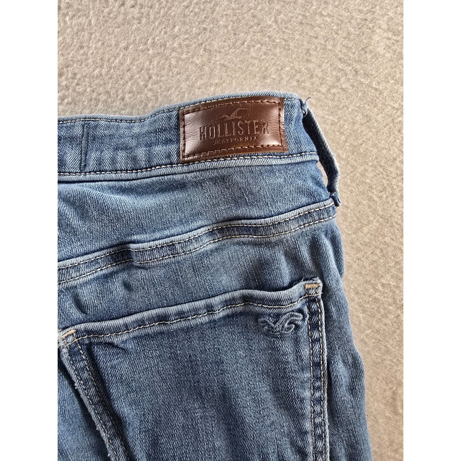 Hollister Hollister Jeans Womens Sz 27 Stretch High Rise Super Skinny Size 27" / US 4 / IT 40 - 9 Thumbnail