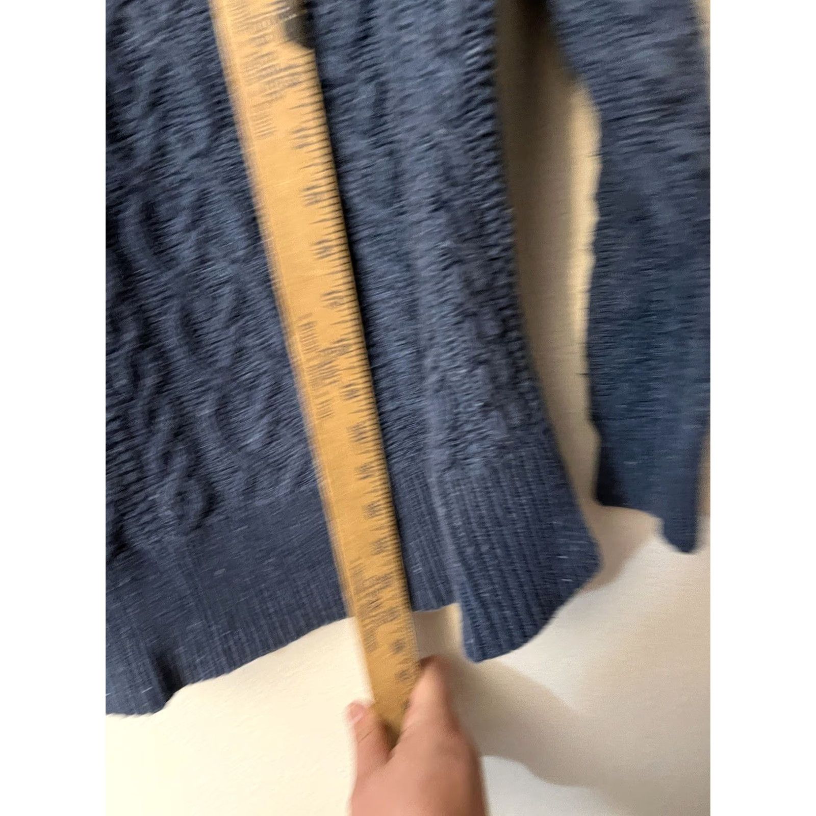 Ralph Lauren Lauren Ralph Lauren Cowl-Neck Sweater Women's M Blue Cable Knit Pullover Knit Bagan? Size M / US 6-8 / IT 42-44 - 4 Thumbnail