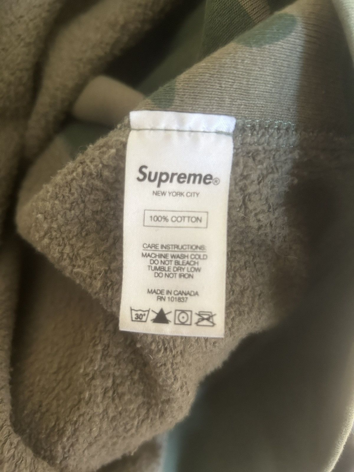Supreme Supreme FW15 Woodland Camo Box Logo Size US L / EU 52-54 / 3 - 4 Thumbnail