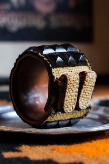 Undercover Undercover 03SS “SCAB” Wood Rivet Bracelet Size ONE SIZE - 3 Thumbnail