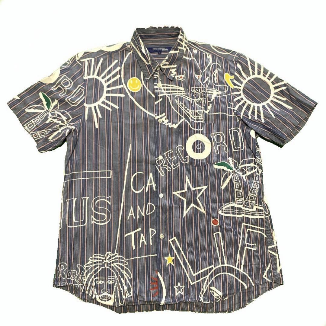 image of Junya Watanabe Ss03 Rasta Full Print Button Up, Men's (Size Large)