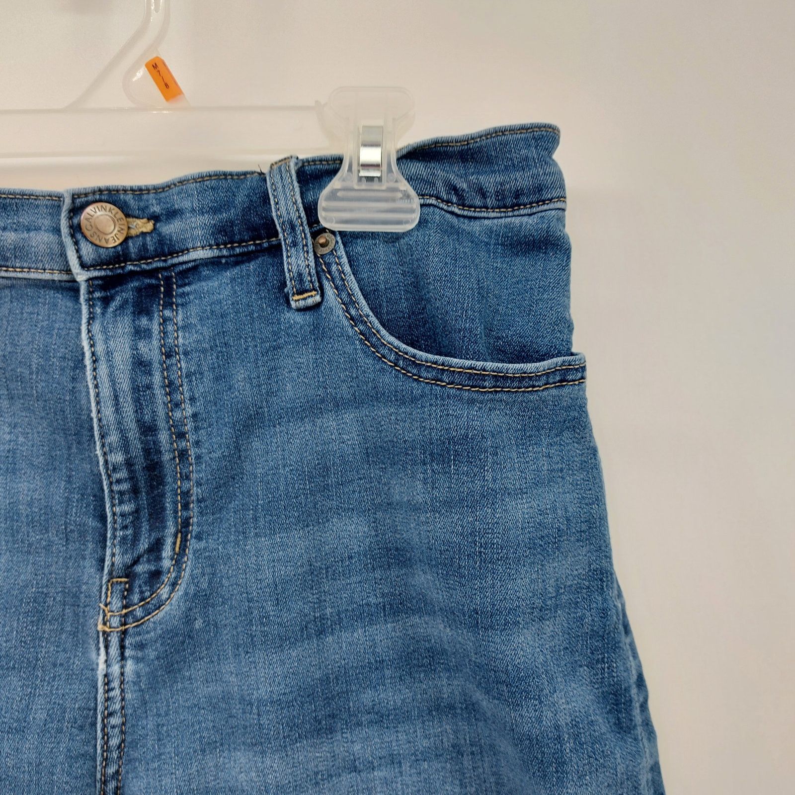 Calvin Klein Calvin Klein Jeans Blue Jean Cut off Roll Short Daisy Dukes Size 32" / US 10 / IT 46 - 7 Thumbnail