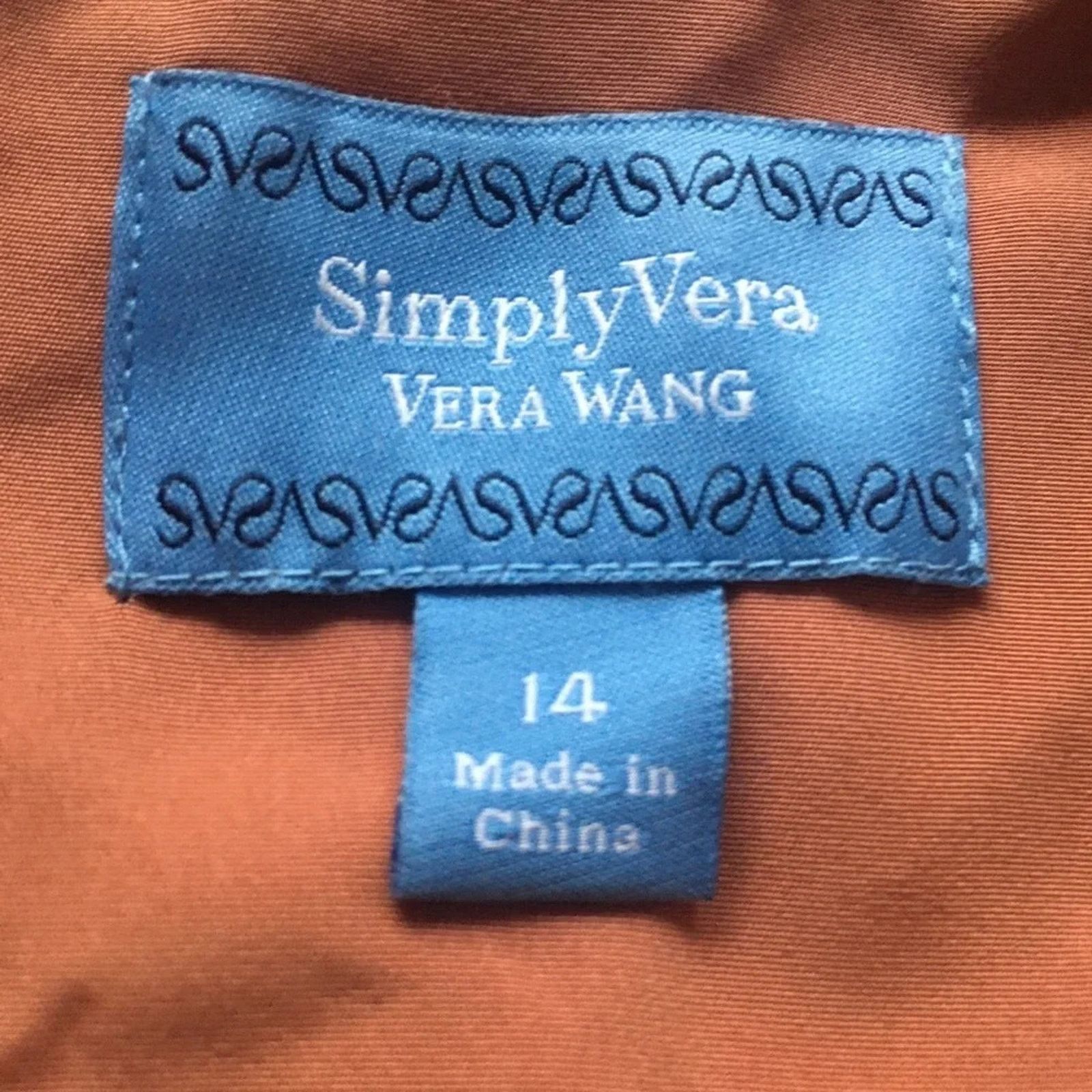Vera Wang Simply Vera sleeveless knee length sheath dress, size 14 Size XL / US 12-14 / IT 48-50 - 5 Thumbnail