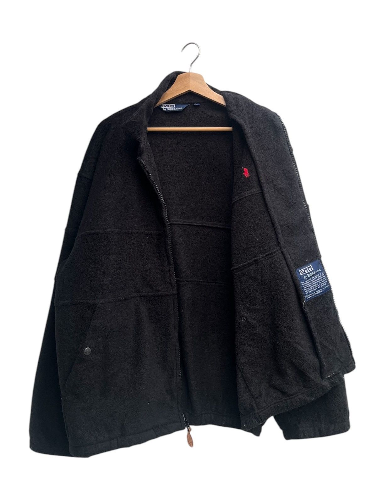 Polo Ralph Lauren Vintage 90’s Polo Ralph Lauren Fleece Jacket Size US L / EU 52-54 / 3 - 3 Thumbnail