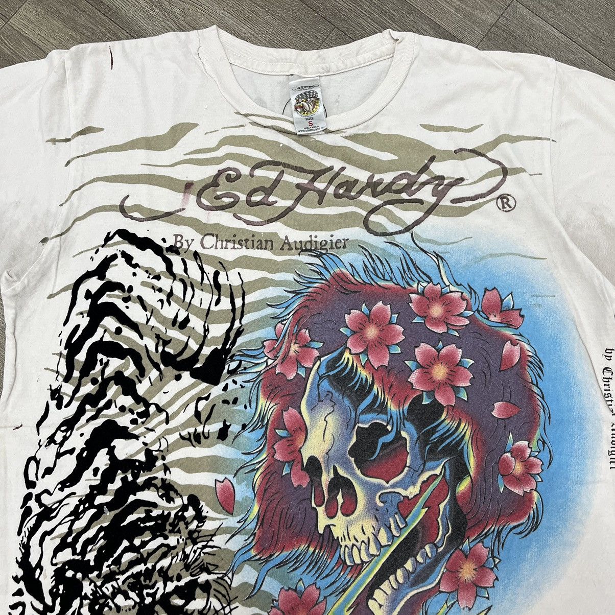 Christian Audigier × Ed Hardy Y2K Ed Hardy hy Christian Audigier Tiger Skull Tee Size US S / EU 44-46 / 1 - 3 Thumbnail