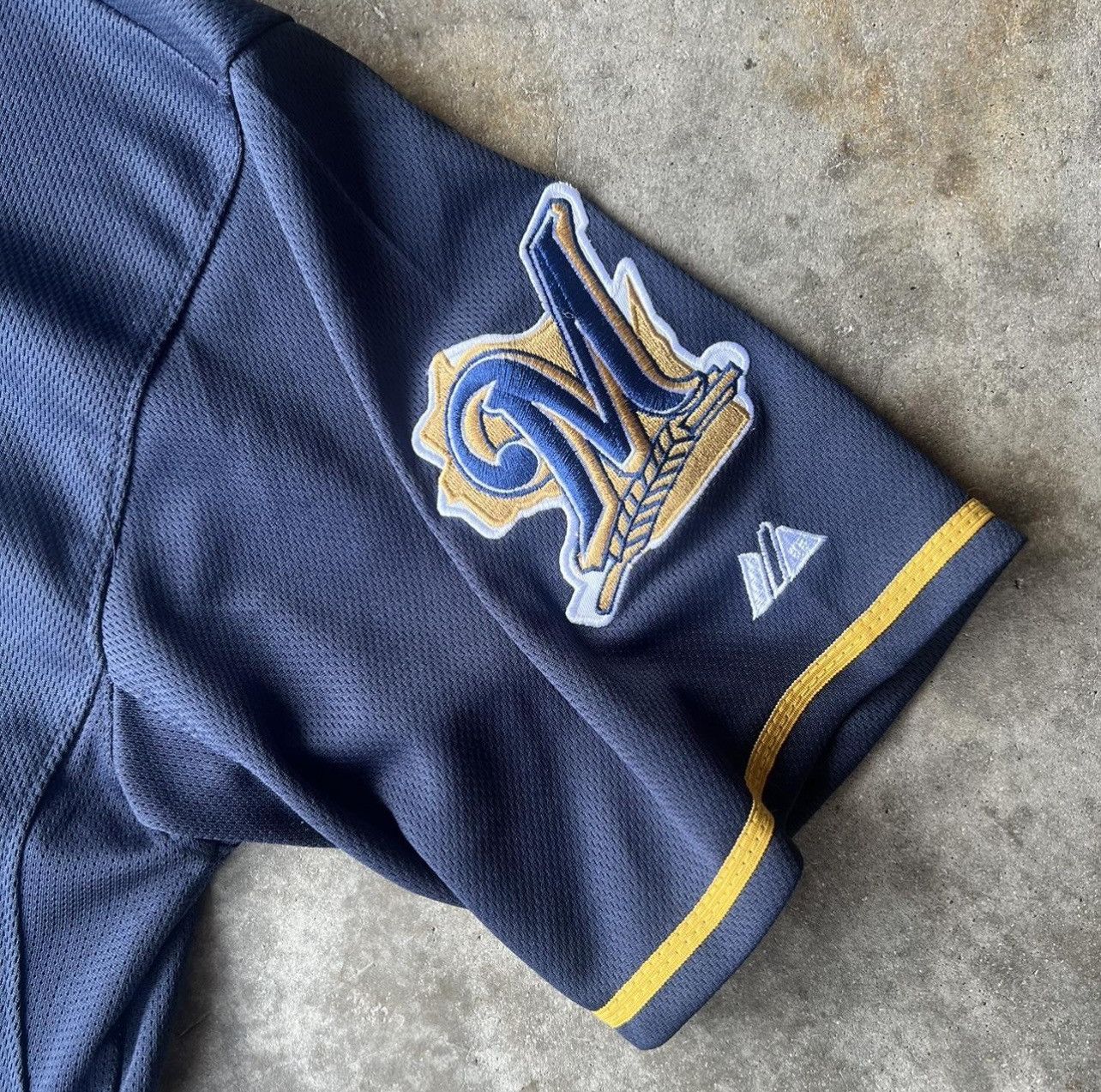 Majestic × Vintage Milwaukee Brewers Baseball Jersey by Majestic Size 50 Size US M / EU 48-50 / 2 - 3 Thumbnail