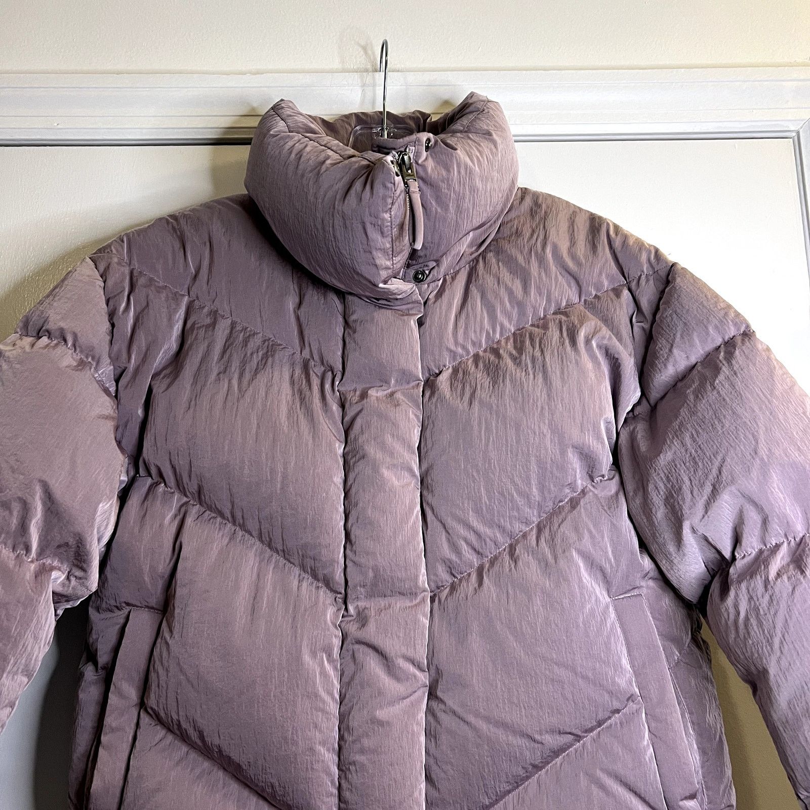 Aritzia Aritzia Wilfred The Cloud Puff puffer jacket coat purple Size XS / US 0-2 / IT 36-38 - 4 Thumbnail