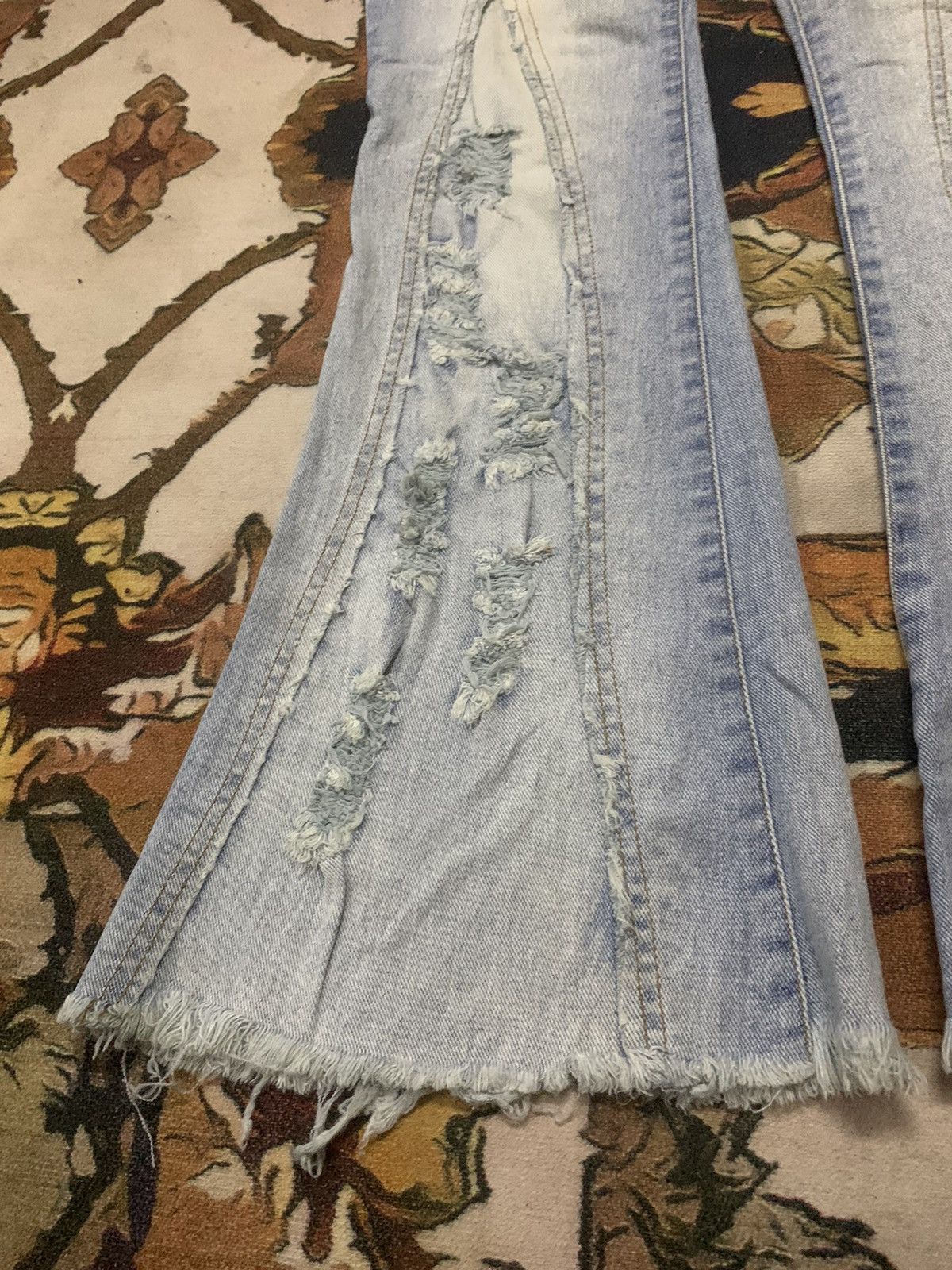 Beauty Beast 90s YASUKI ISHII INSPIRED CRAZY FLARE PANT BRAND BE SNIP Size US 30 / EU 46 - 5 Thumbnail