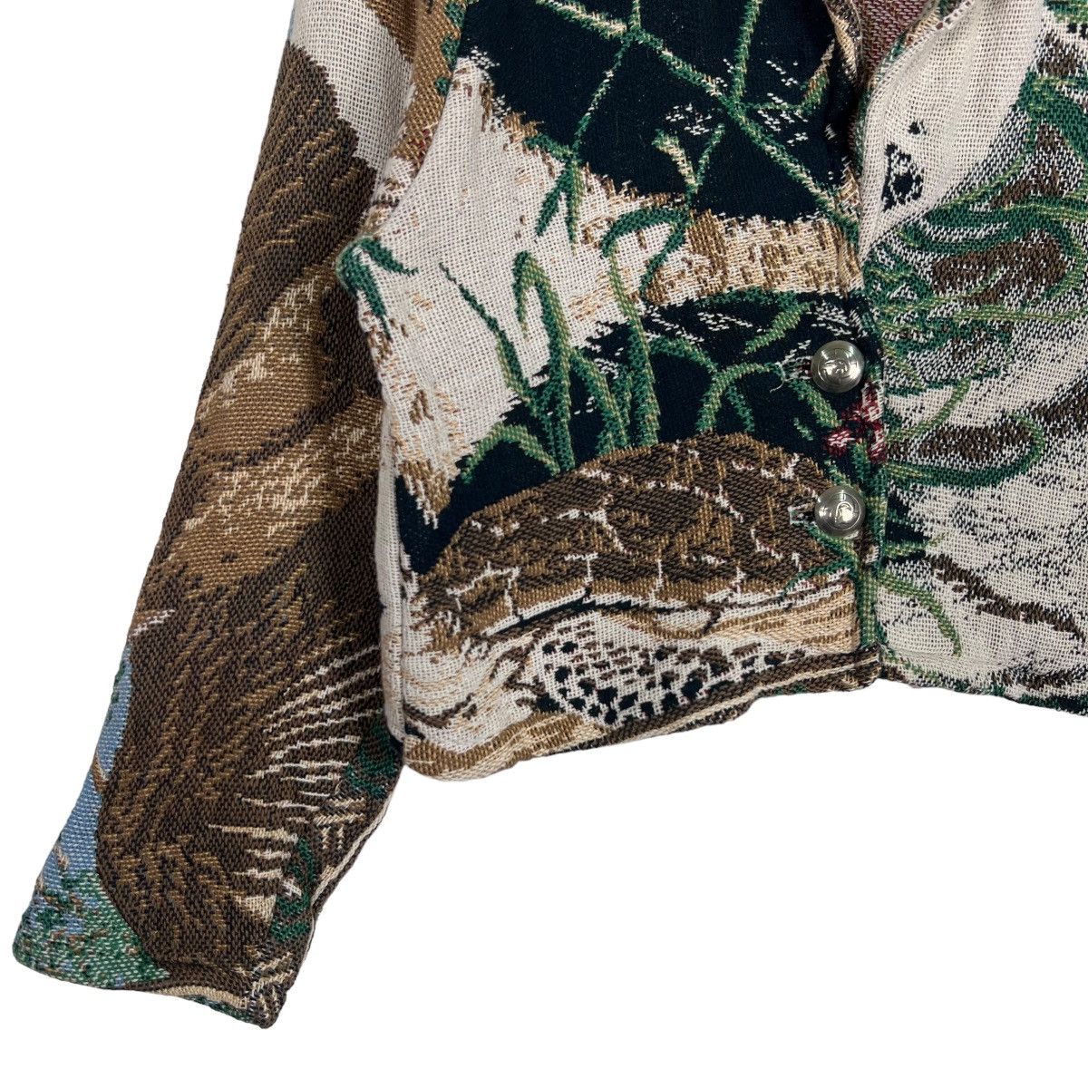 Designer 🔥 80s MIDNIGHT LADY BY PACO COLER ANIMAL PRINT JACKET Size M / US 6-8 / IT 42-44 - 7 Thumbnail