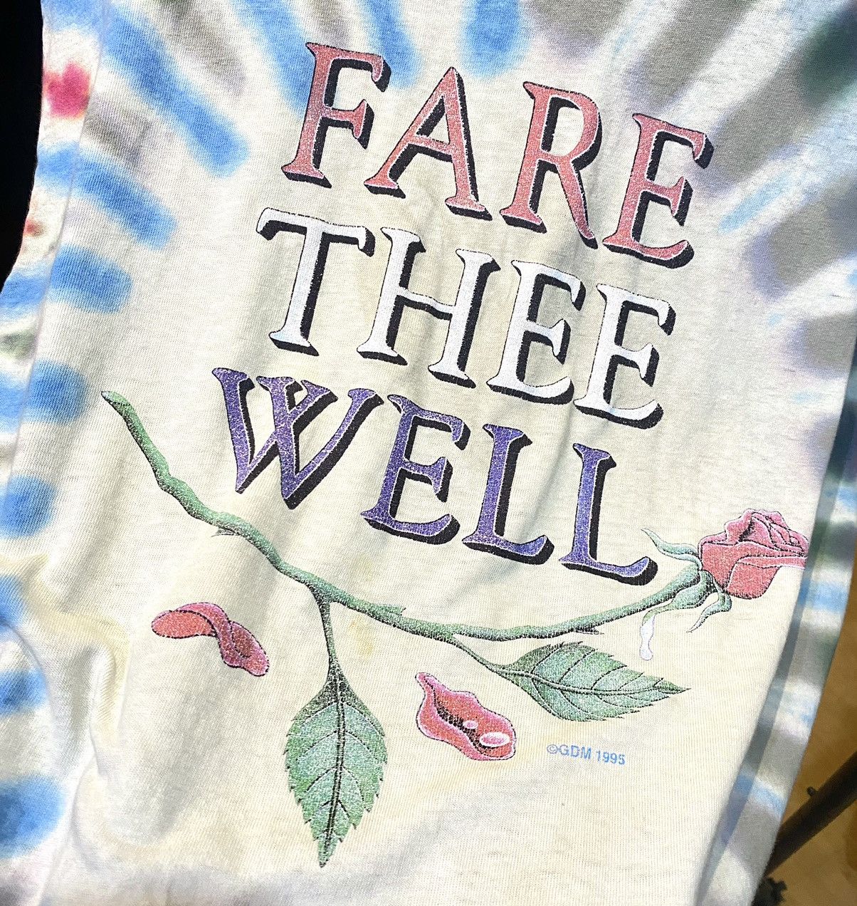 Grateful Dead × Liquid Blue × Vintage T shirt Grateful Dead Fare Thee Well 1995 vintage vtg delta Size US XL / EU 56 / 4 - 7 Thumbnail
