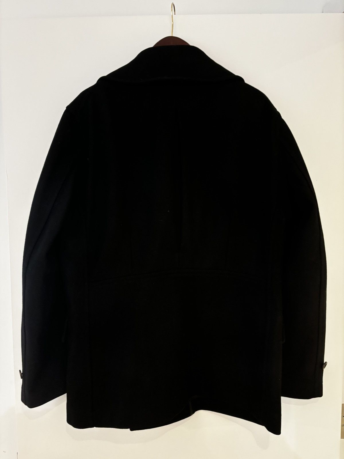 Ede & Ravenscroft Black Peacoat - Ede & Ravenscroft Size US XL / EU 56 / 4 - 2 Thumbnail
