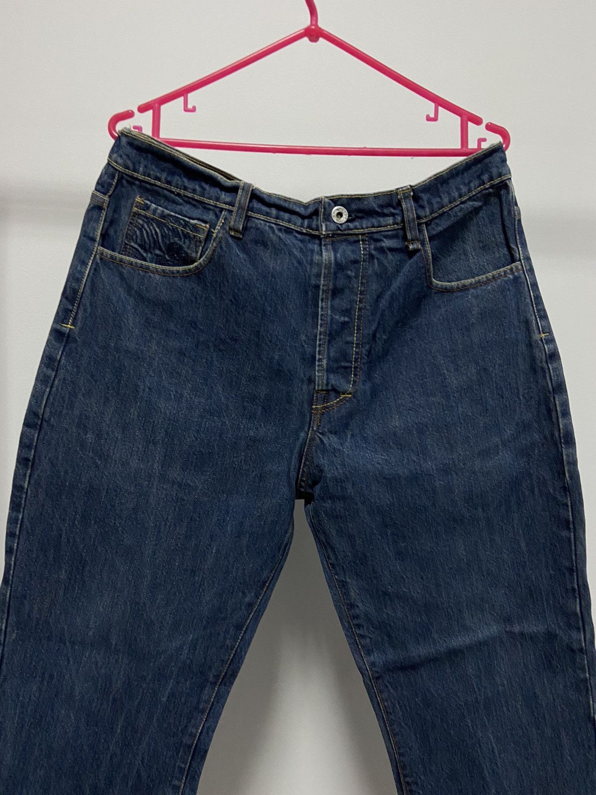 RMC Jeans × Vintage Rmc Vintage jeans Pants pocket logo Y2K Selvedge Size US 34 / EU 50 - 4 Thumbnail