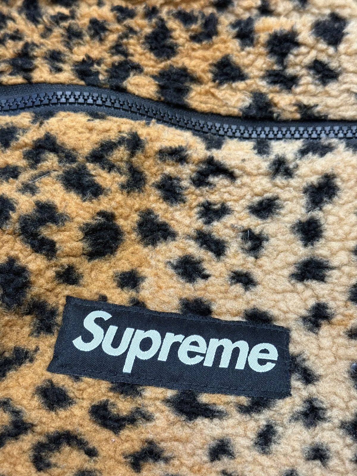 Supreme Supreme Leopard Fleece Backpack Size ONE SIZE - 2 Thumbnail