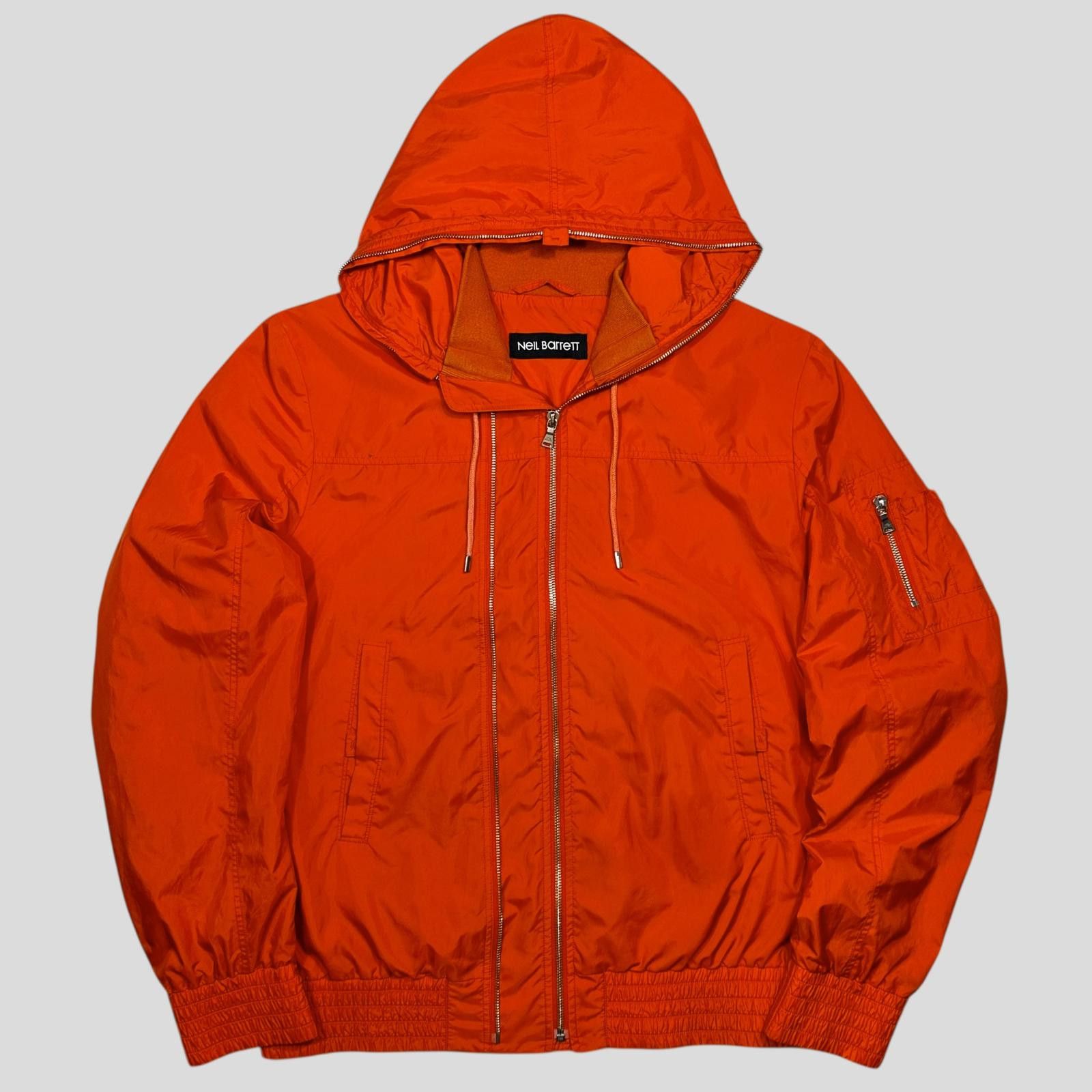 Neil Barrett Neil Barrett Twin Zip Detailed Orange Windbreaker Jacket - L Size US L / EU 52-54 / 3 - 7 Thumbnail