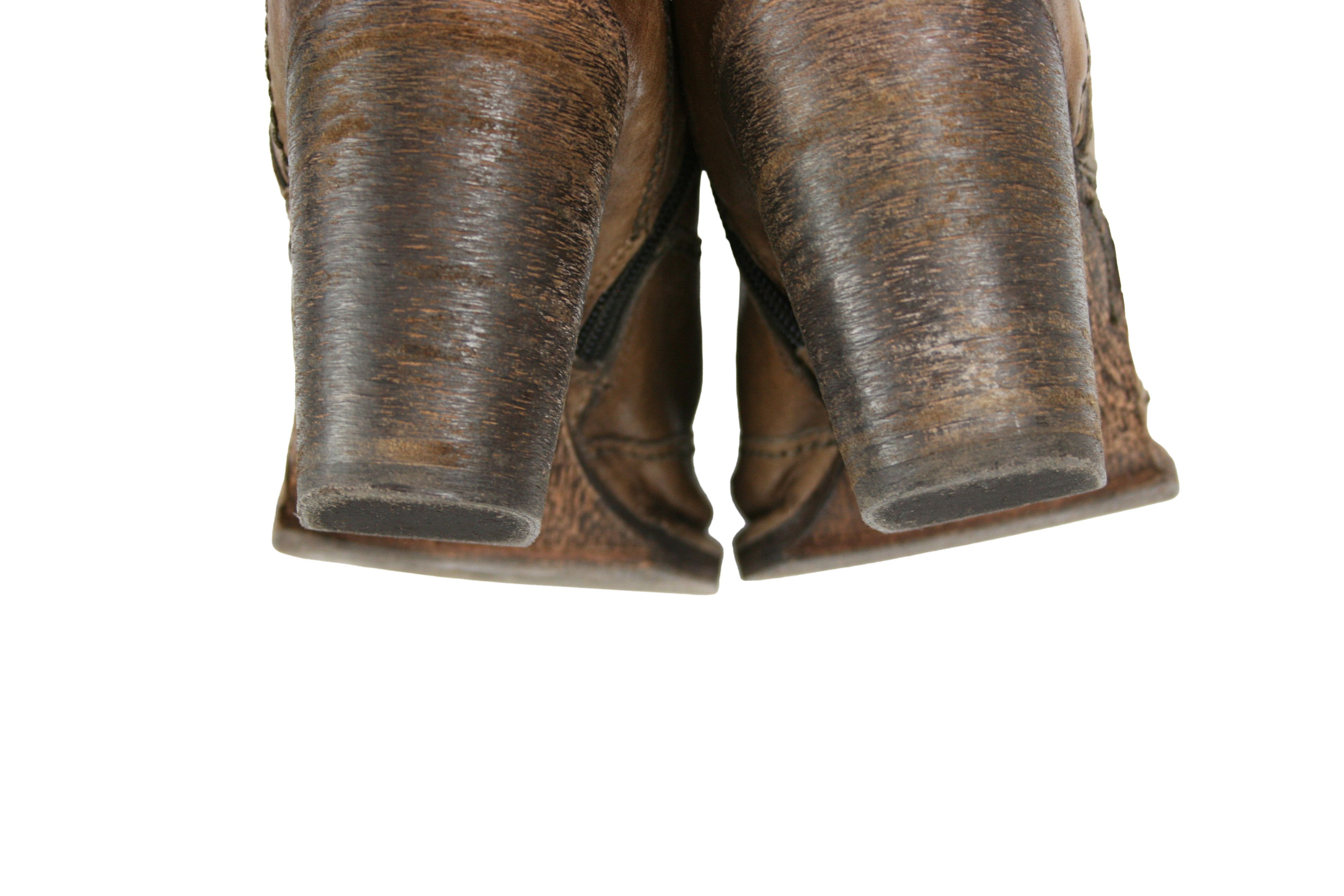 A.S.98 90S Airstep Rockstuds Sheriff Cowboy Western Boots Vintage Size US 11 / IT 41 - 11 Thumbnail
