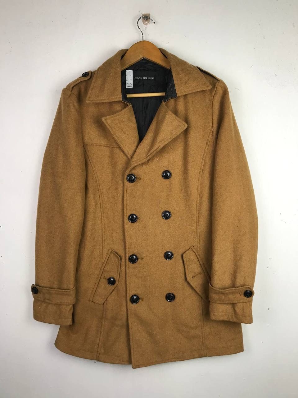 Issey Miyake × Japanese Brand × Tete Homme Vintage Tete Homme Issey Miyake long Jacket Size US M / EU 48-50 / 2 - 1 Thumbnail