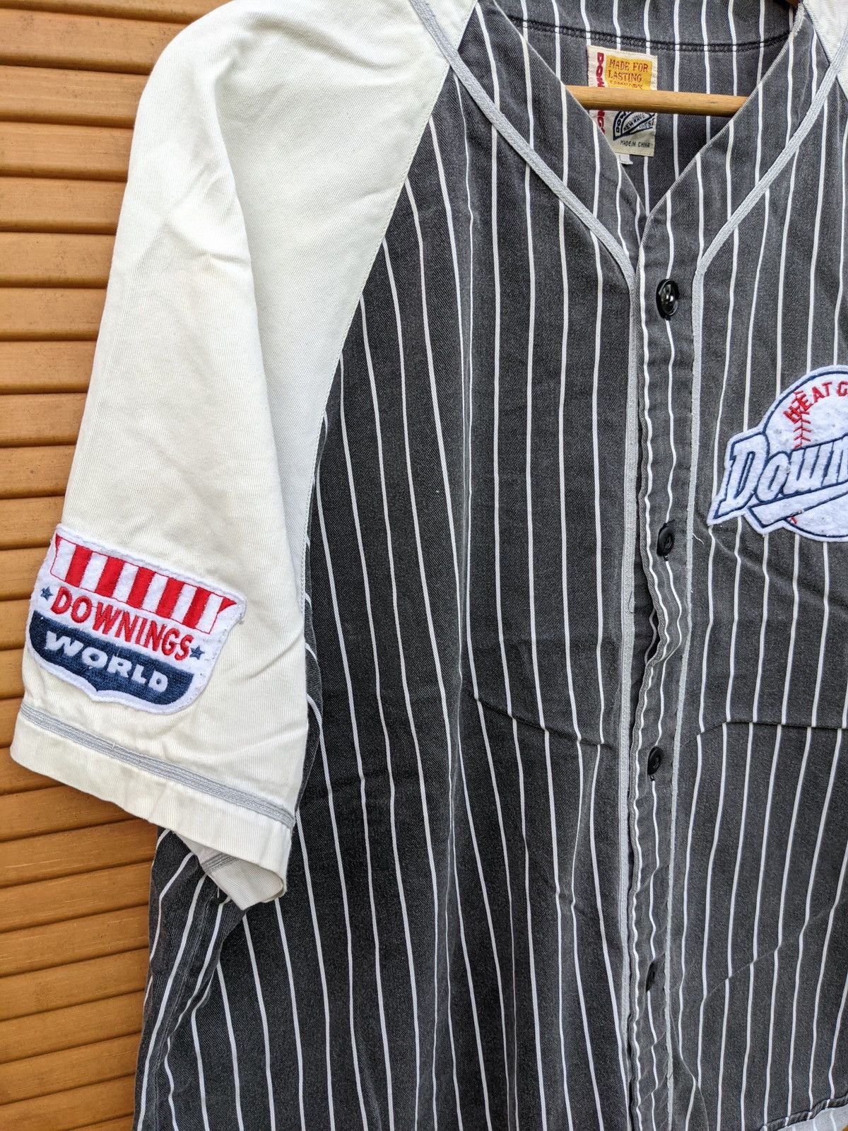 Japanese Brand × Vintage DOWNINGS BASEBALL SHIRT SHORT SLEEVE Size US XL / EU 56 / 4 - 4 Thumbnail
